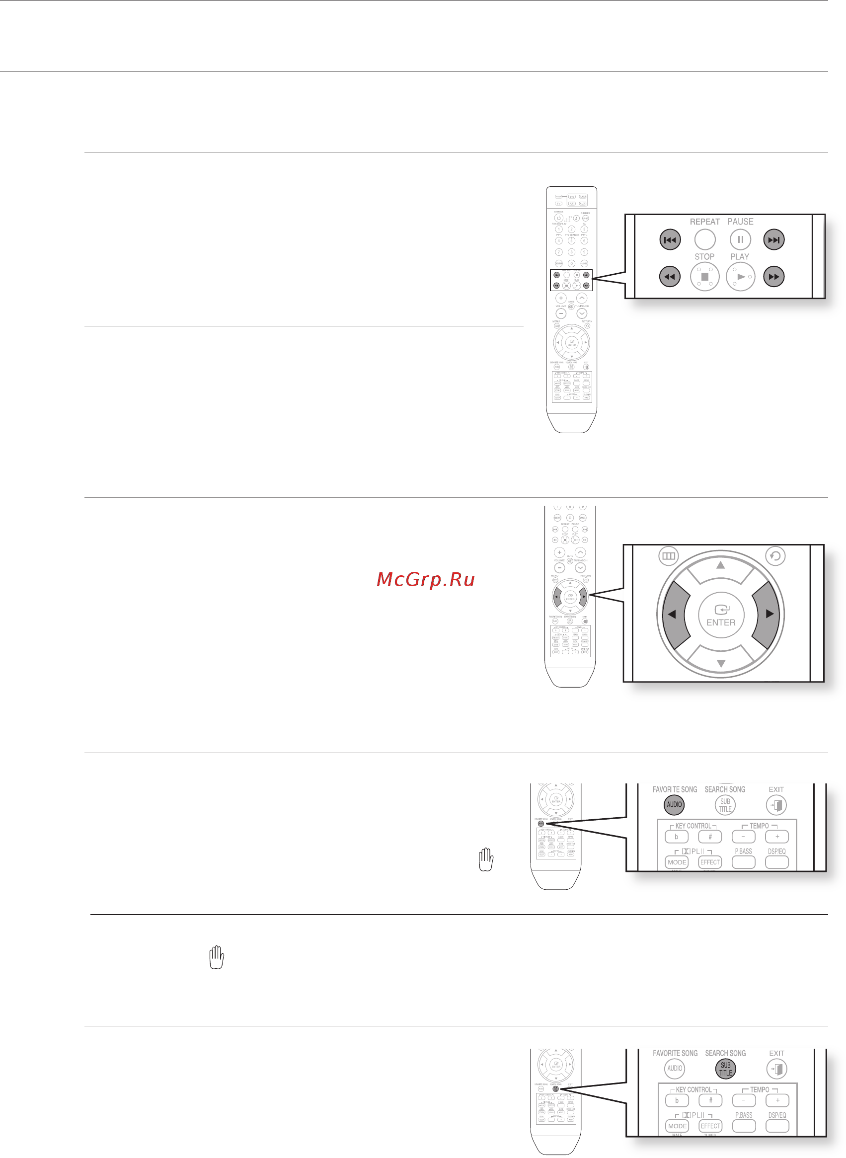 Samsung HT-TKZ216R [34/81] Если на диске записана только одна дорожка звукового сопровождения появится значок