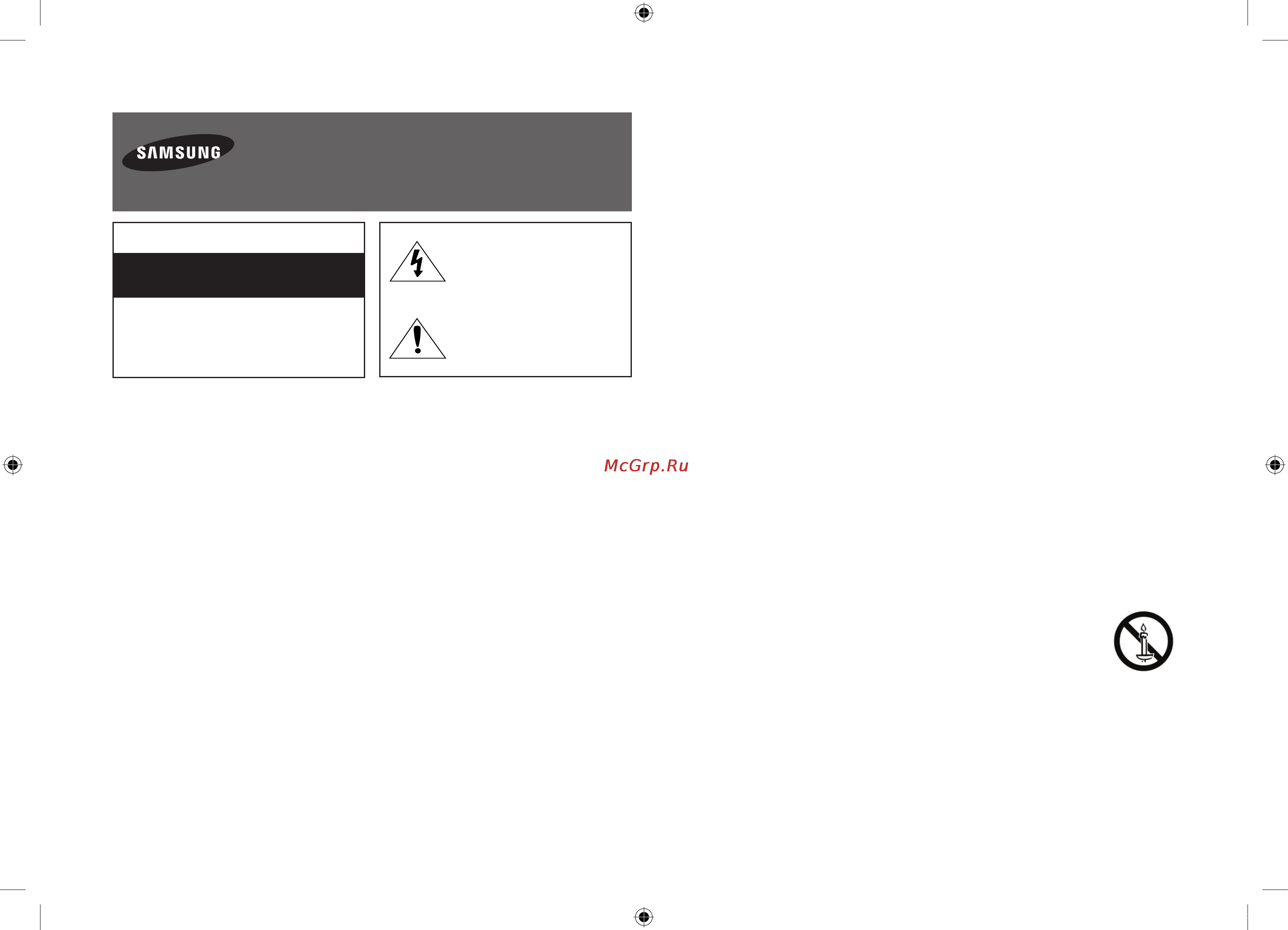 Samsung UE40S9AU [18/64] Warning important safety instructions