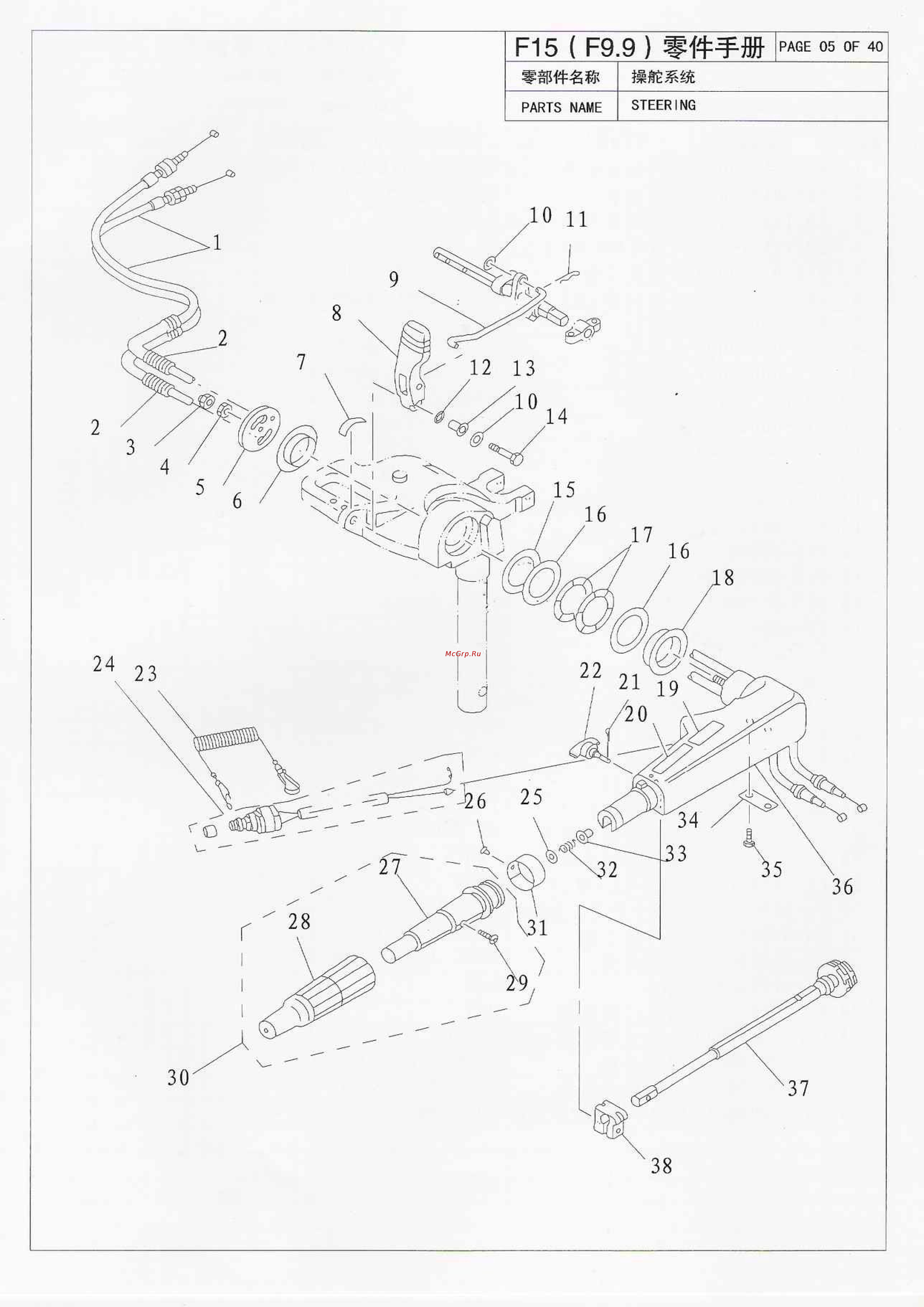 Parsun F20A FWS [5/40] F1 5 f9 9