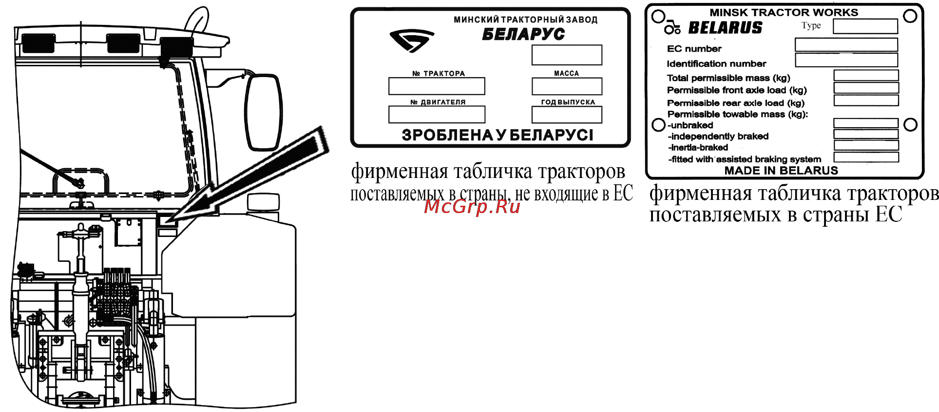 Беларус 923.5 Руководство по эксплуатации онлайн [16/183] 142650