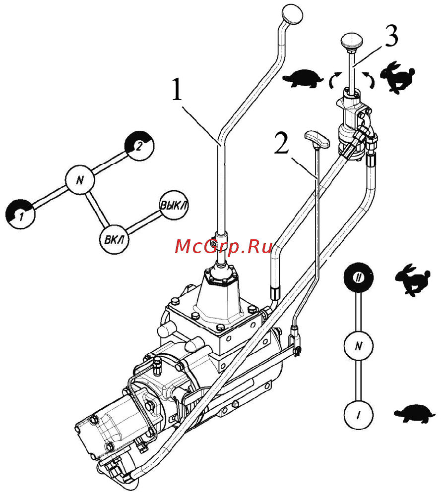 Схема переключения скоростей мтз. Схема переключения коробки передач МТЗ 82. Переключение передач МТЗ 82.1. КПП МТЗ 82 схема переключения. Рычаг ходоуменьшителя МТЗ-82.