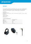 Sennheiser HD 451 Инструкция по эксплуатации