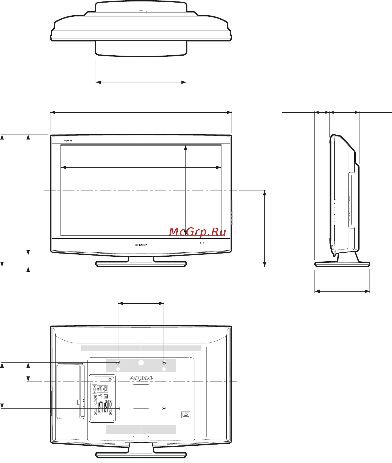 Sharp LC-32 DH57 RUGY Grey Инструкция по эксплуатации онлайн [35/36] 142914