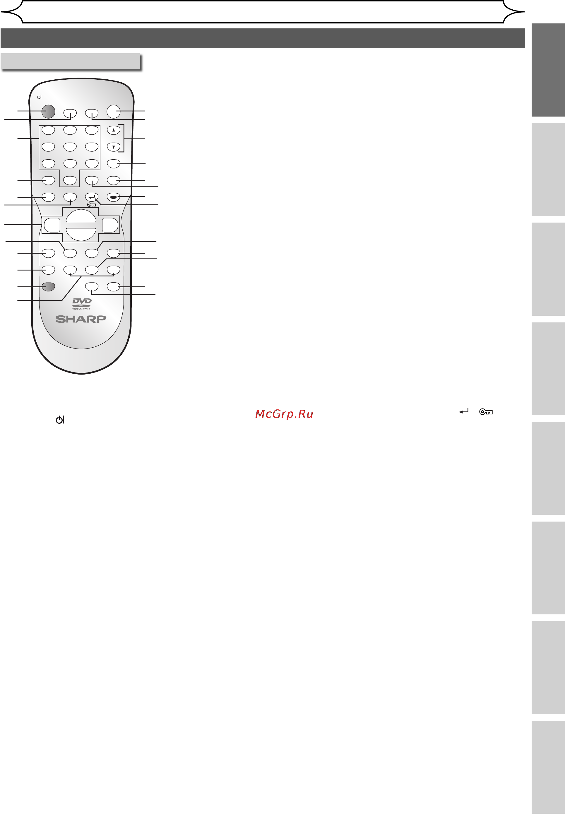 Sharp DVSR85 RU [9/94] Перед началом работы