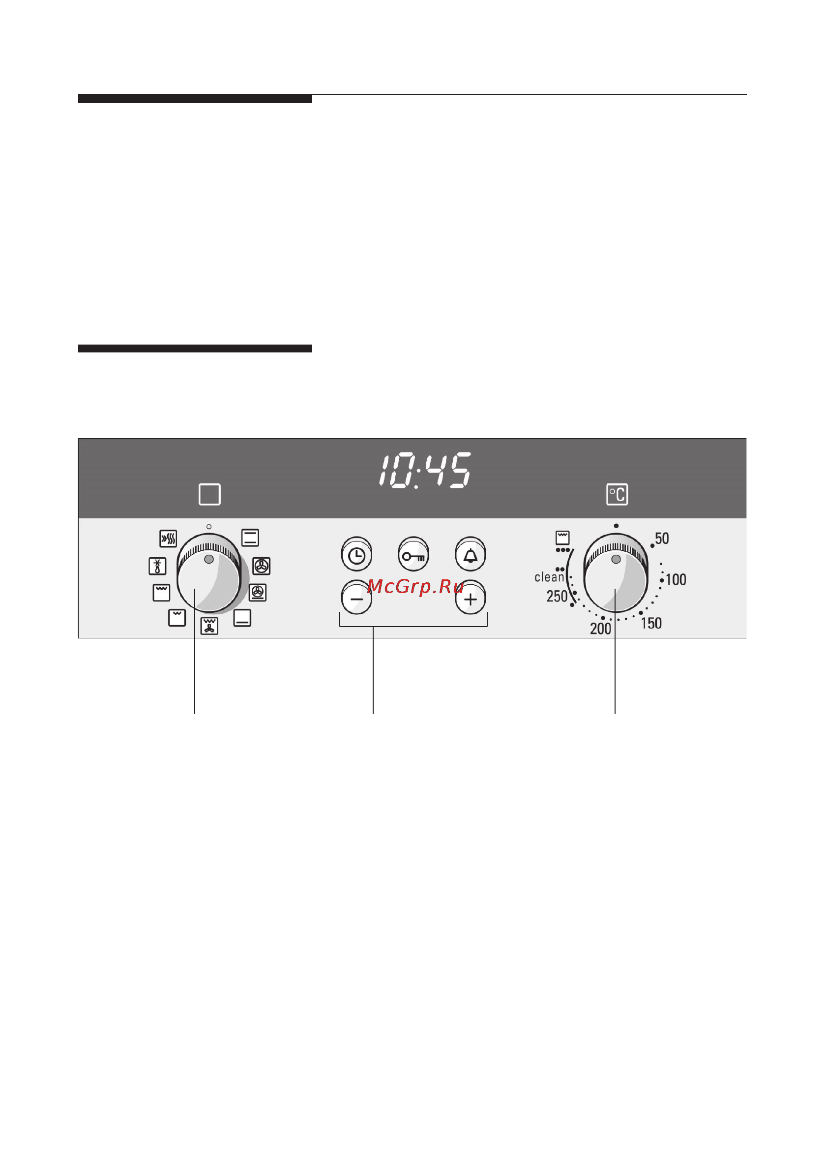 Siemens HB 53R541 [9/56] Панель управления