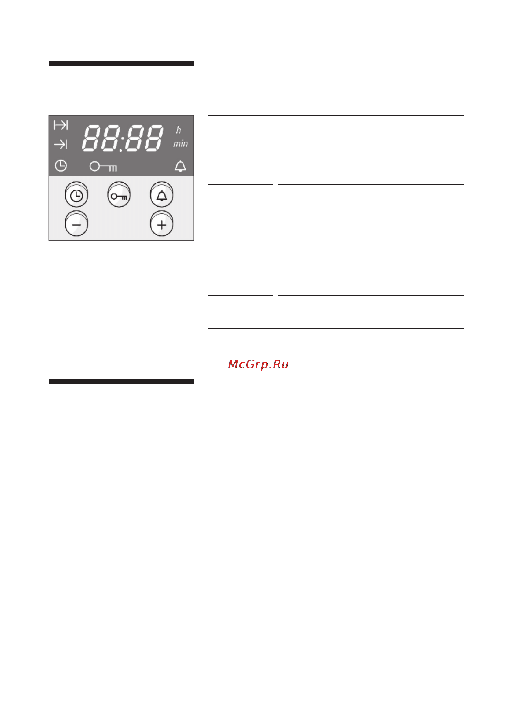 Siemens HB 336550 [12/60] Дисплей и кнопки управления