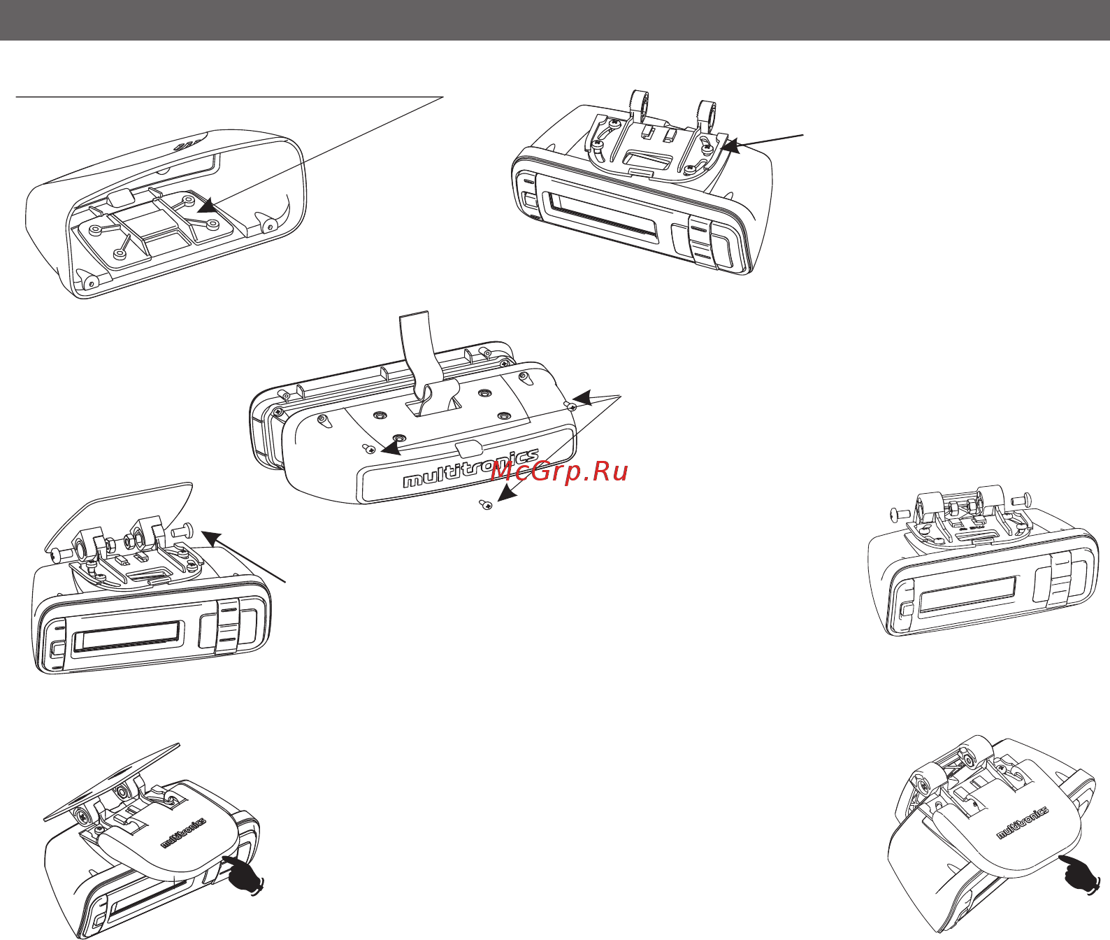 Multitronics TC 50GPL [15/86] Установка прибора vg1031upl gpl на автомобиль