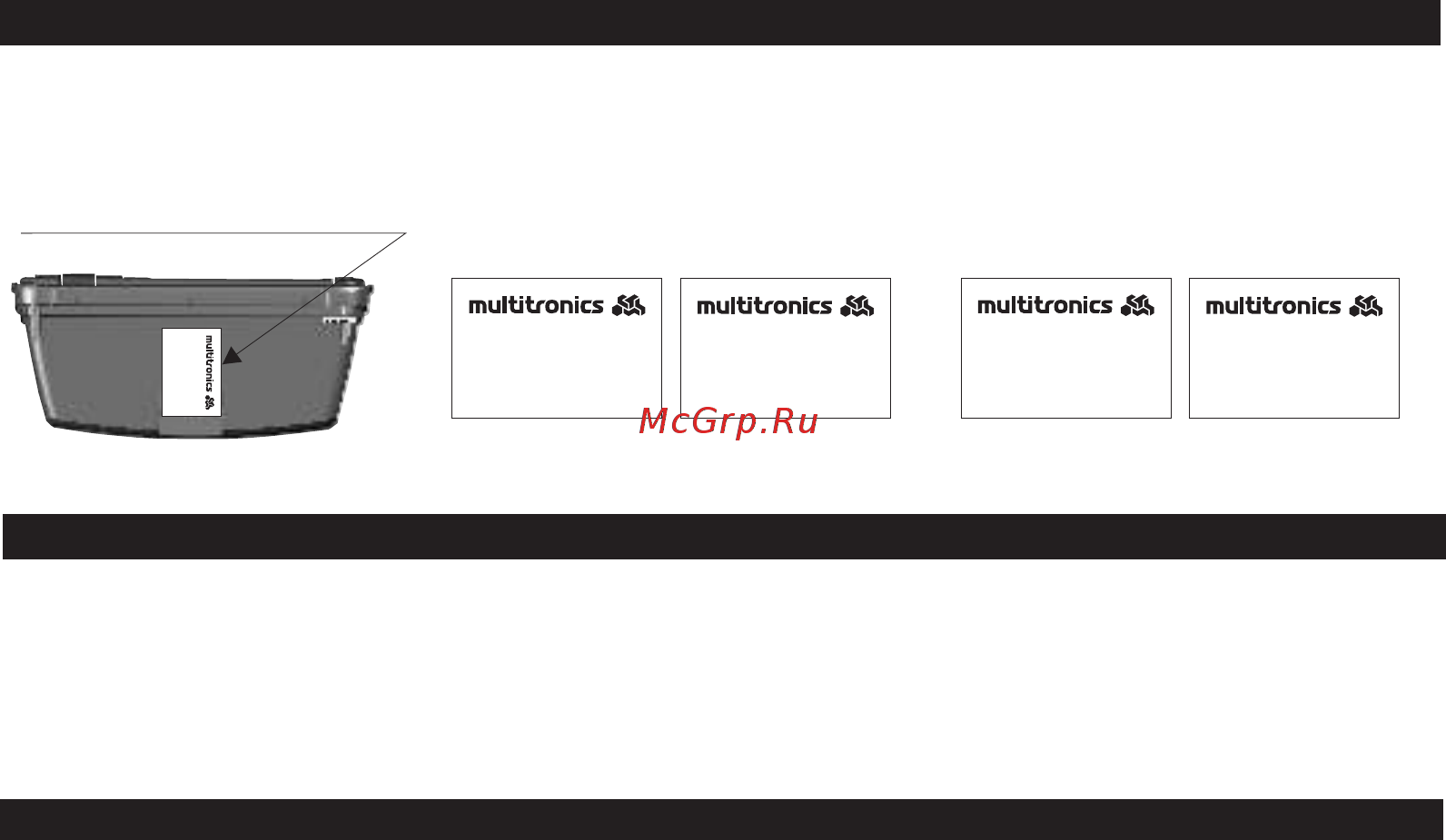 Multitronics TC 50UPL [82/86] Маркирование и пломбирование