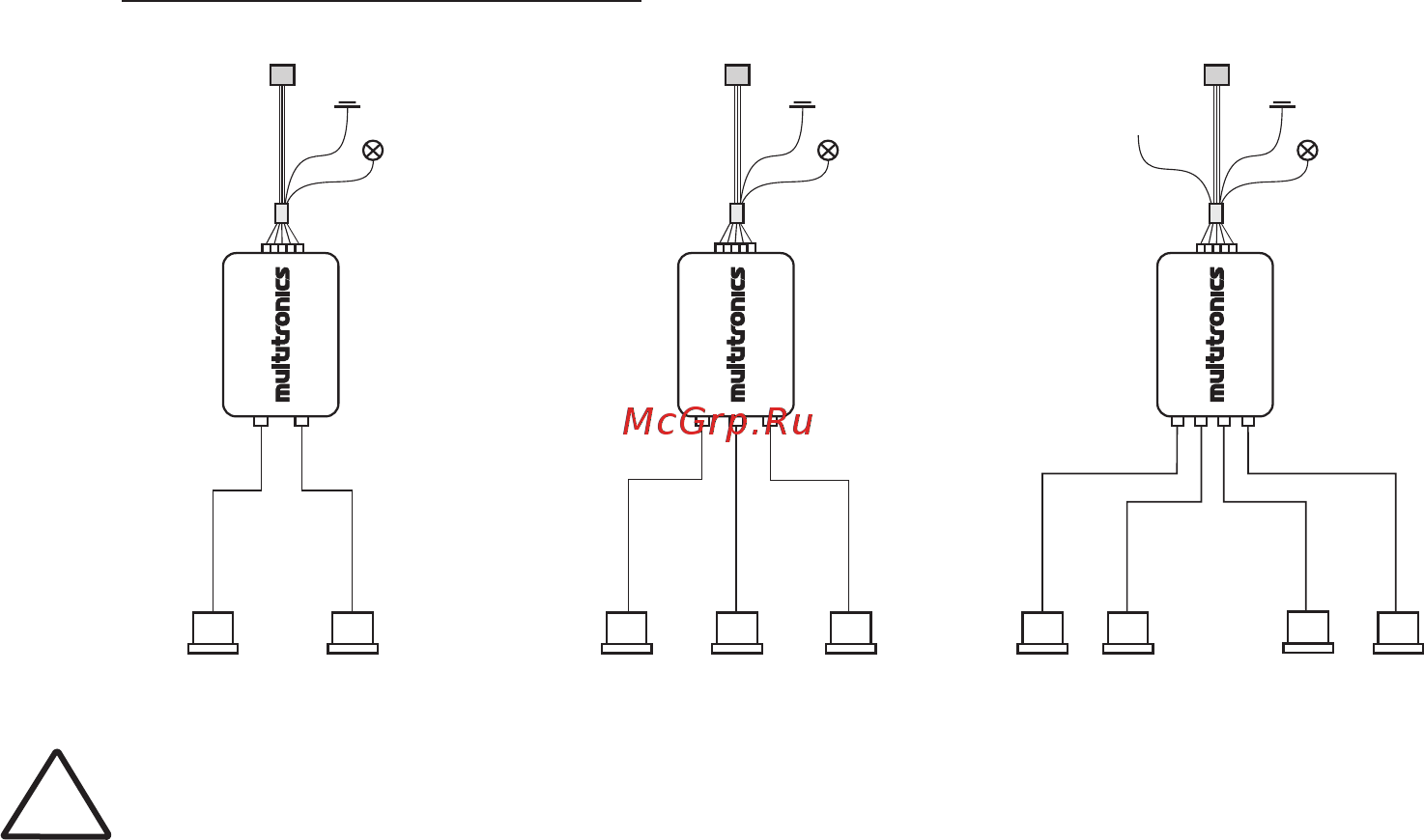 Multitronics PT-4TC [14/33] Схема подключения