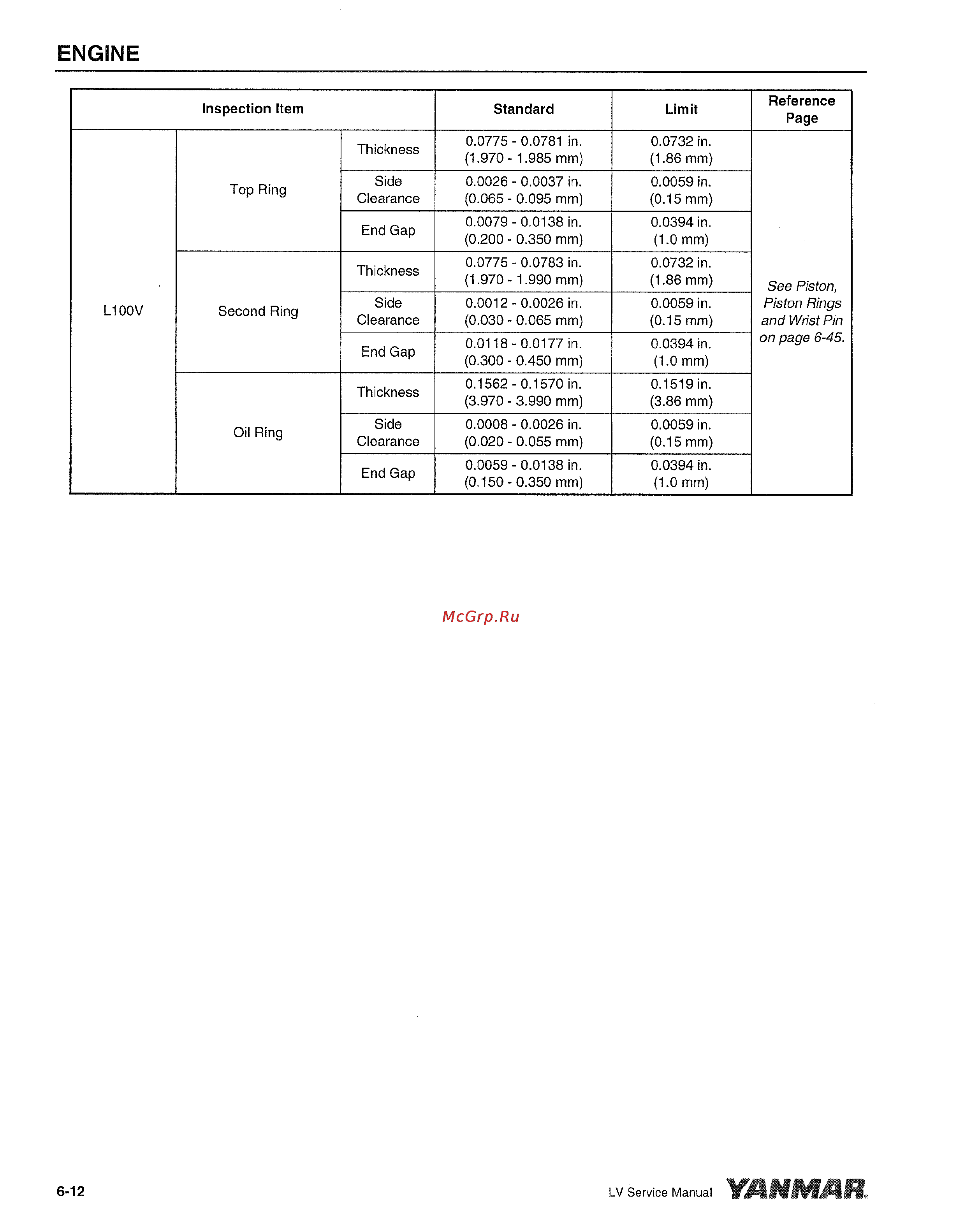 Yanmar L48V [12/24] Engine