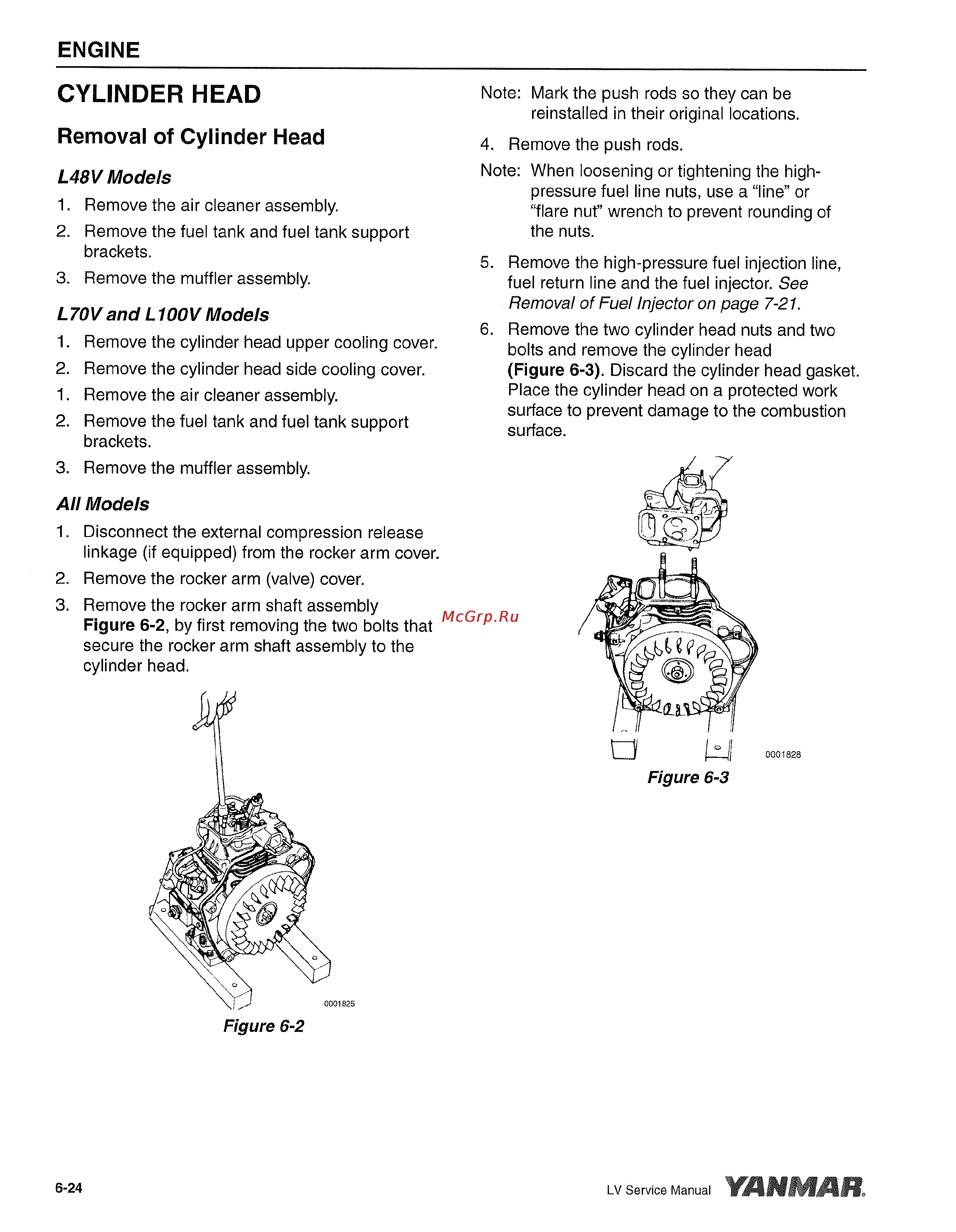 Yanmar L48V [24/24] Cylinder head