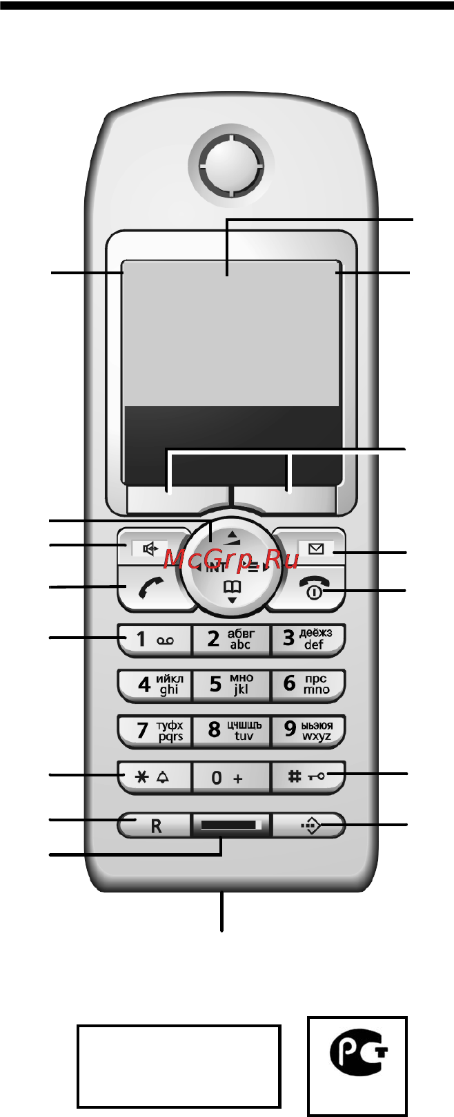 Siemens Gigaset S440 silver [2/89] Gigaset s445 russian a31008 m1625 s301 1 5619 overview fm 10 8 004