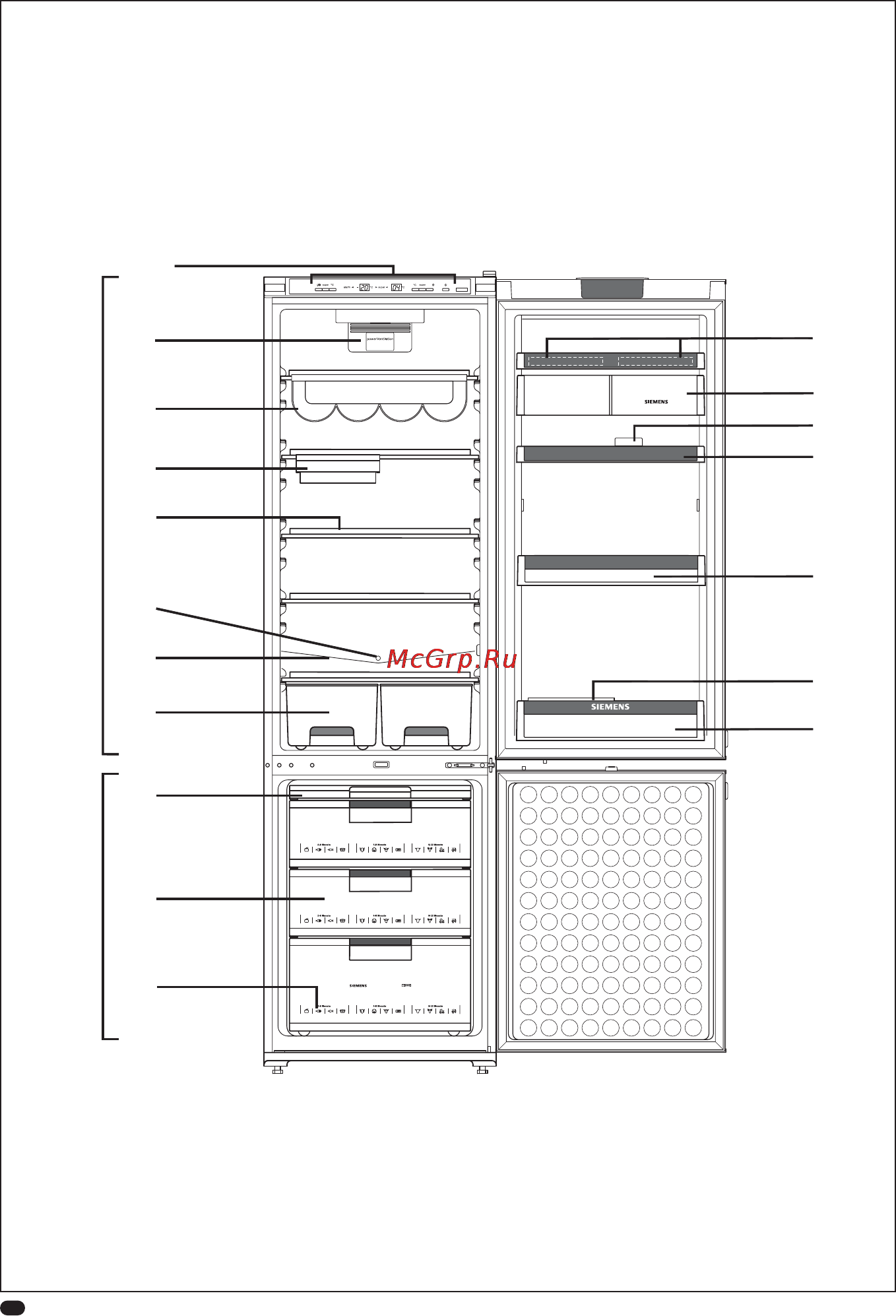 Siemens KG 57 U95 Инструкция по эксплуатации онлайн [22/26] 143380