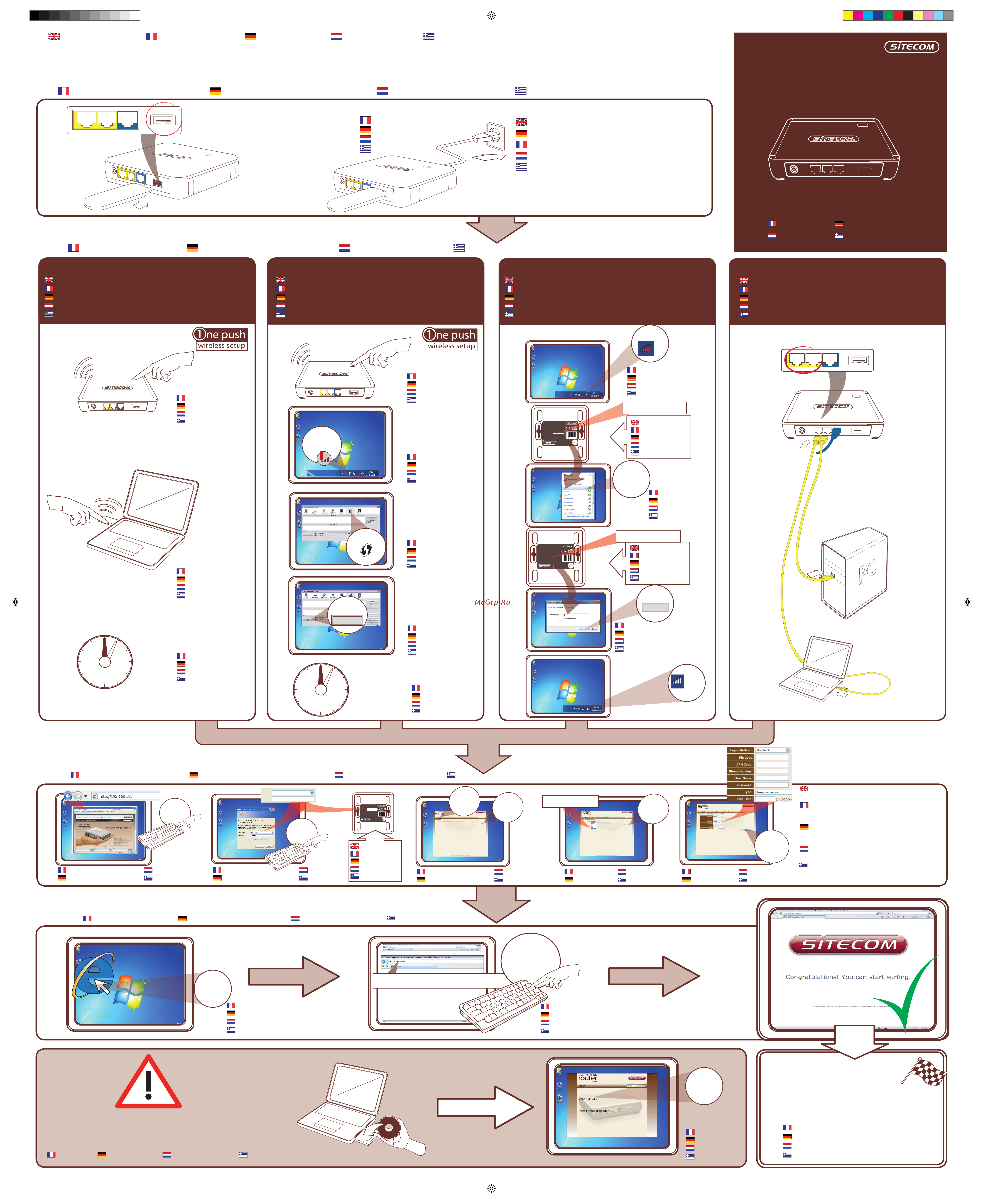 Sitecom WLR-2001 Инструкция по эксплуатации онлайн