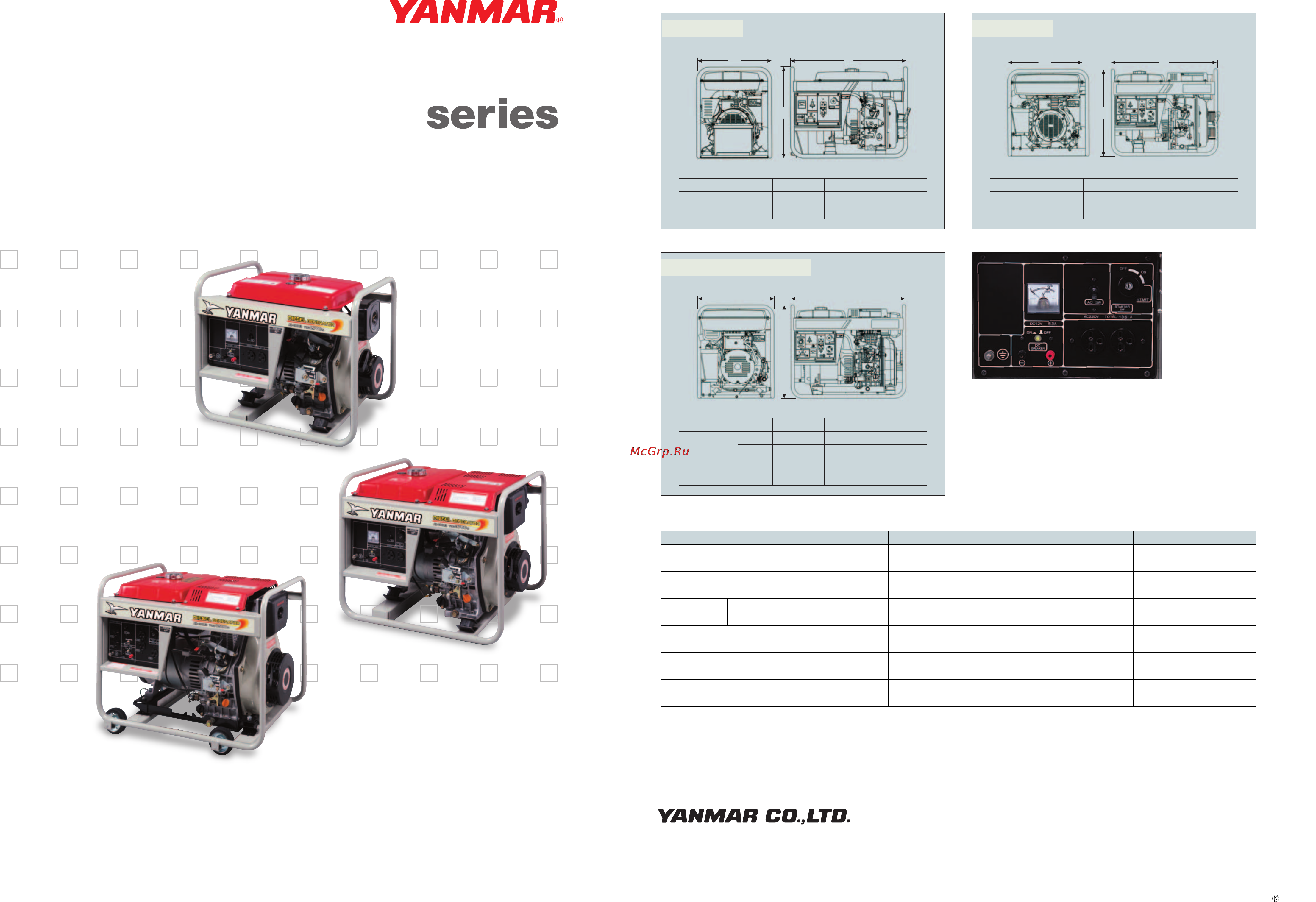 Yanmar YDG6600TN Паспорт онлайн