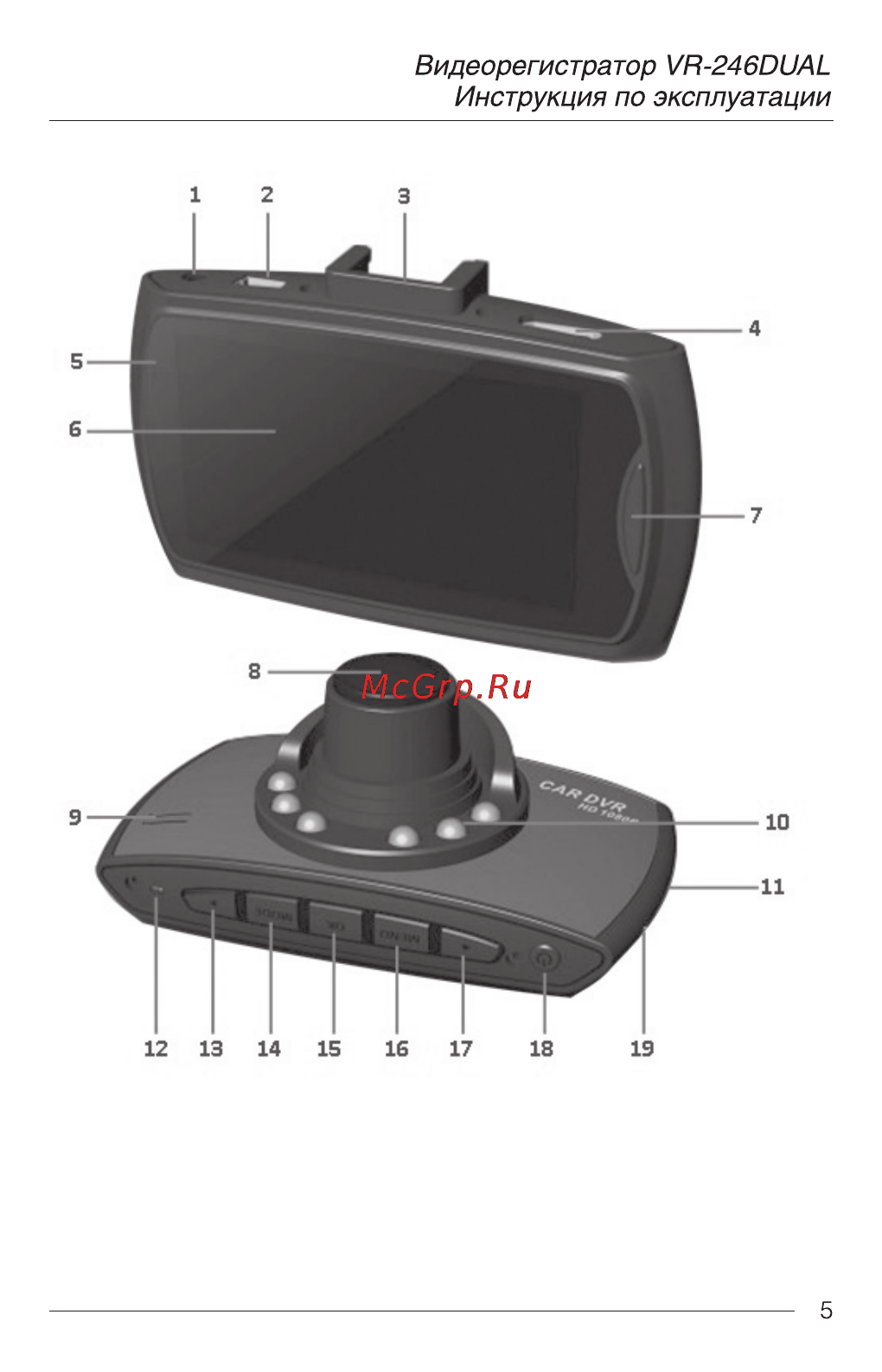 AVS VR-246DUAL Инструкция онлайн [5/12] 143460