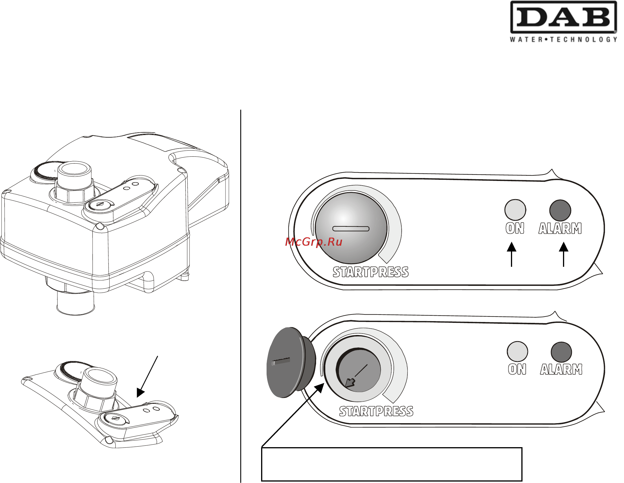 DAB ACTIVE EI 40/50 M [70/204] Paneles de control y regulación del active system