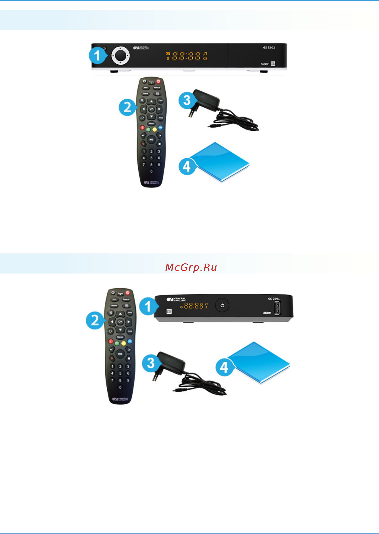 General Satellite E501 [9/72] Двухтюнерный спутниковый приемник ip сервер gs e502