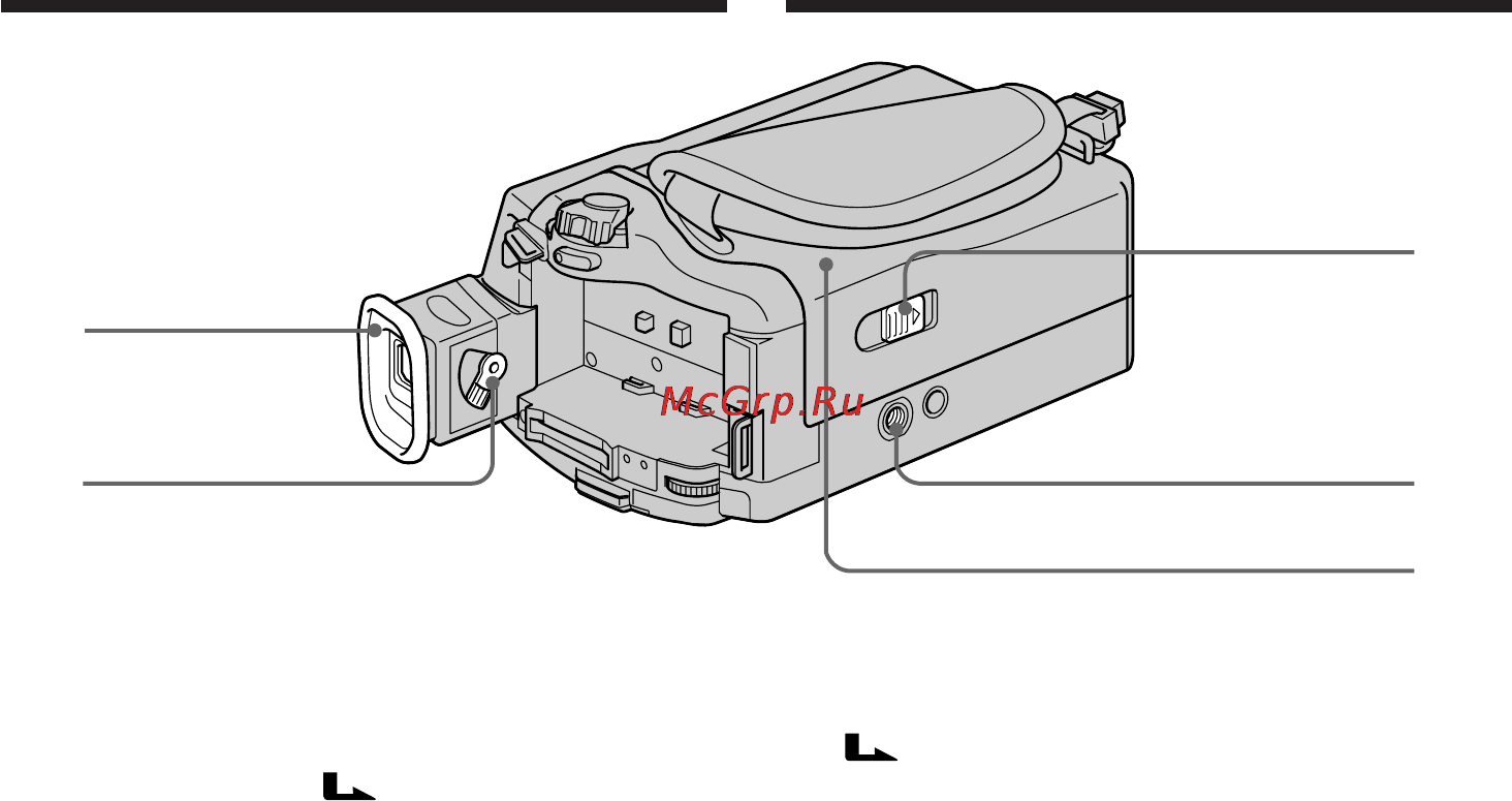 Sony DCR-TRV147 E [354/364] Delar och kontroller oбознaчeниe дeтaлeй и оpгaнов yпpaвлeния