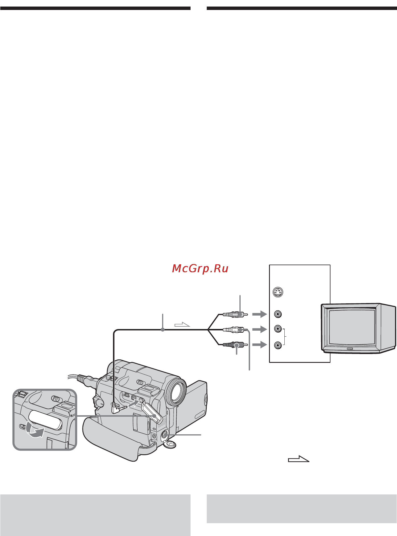 Sony DCR-TRV22 E [60/320] Пpоcмотp зaпиcи нa экpaнe тeлeвизоpa