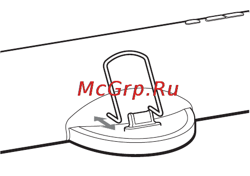 Sony CPF-NW001 [5/10] Регулировка задней подставки