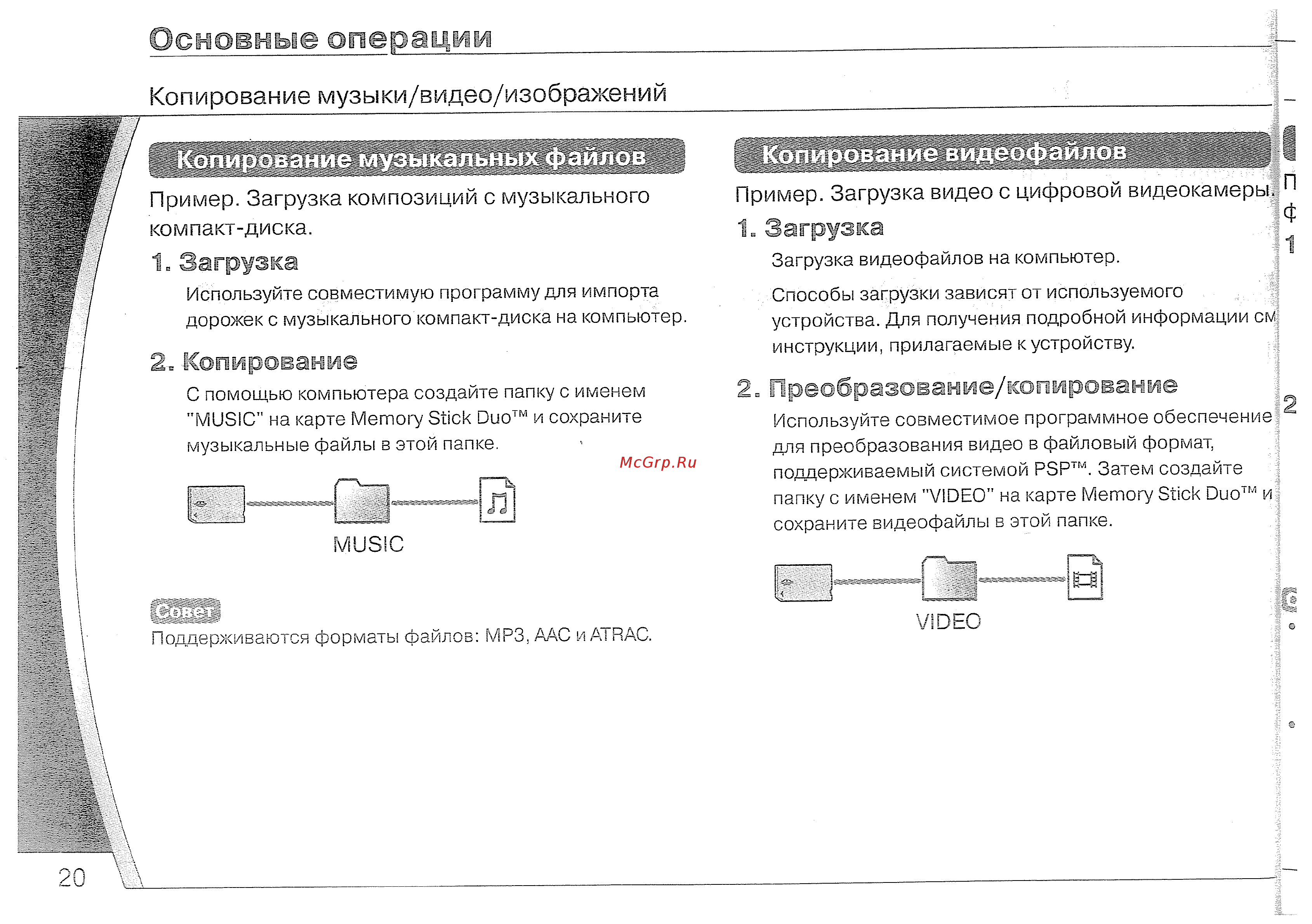 Sony PSP-2004 Slim Base Si. [20/56] Основные операндам