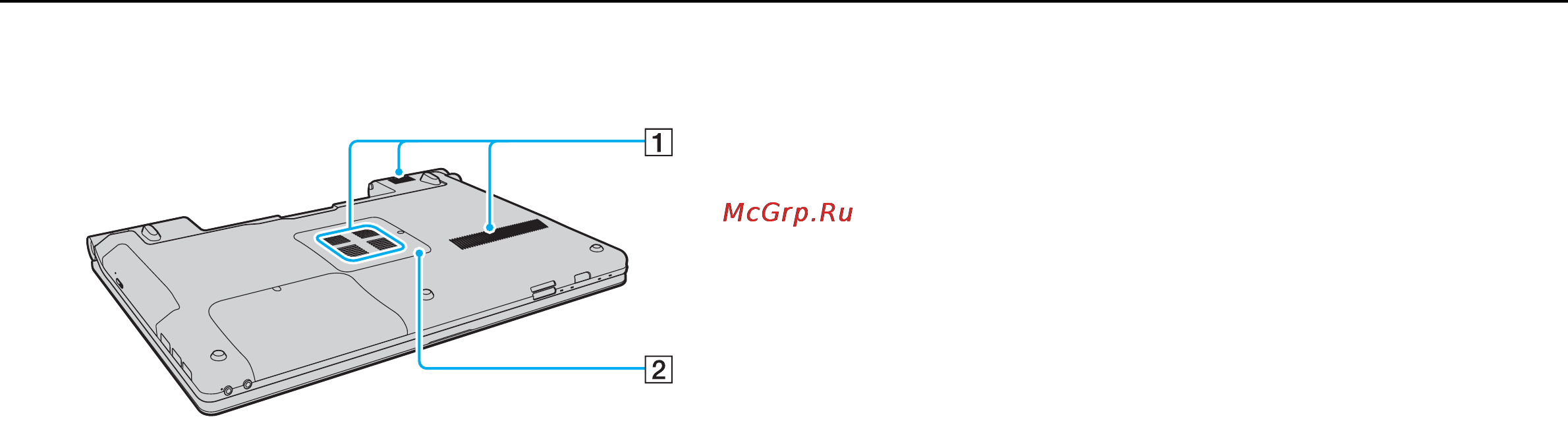 Sony VGN-FW5ZRF /H Silver [15/173] Вид снизу