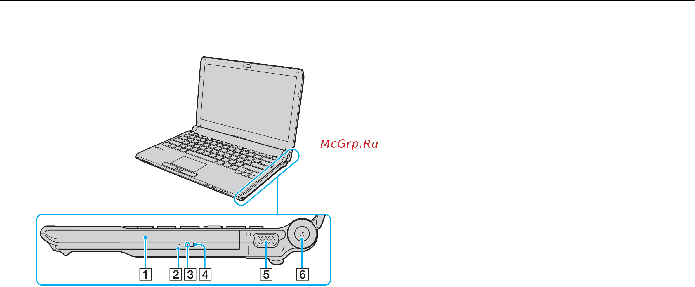 Sony VGN-TT31MR /R Red [13/213] Вид справа