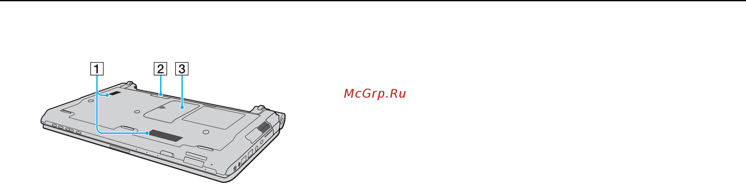 Sony VGN-TT31MR /R Red [16/213] Вид снизу