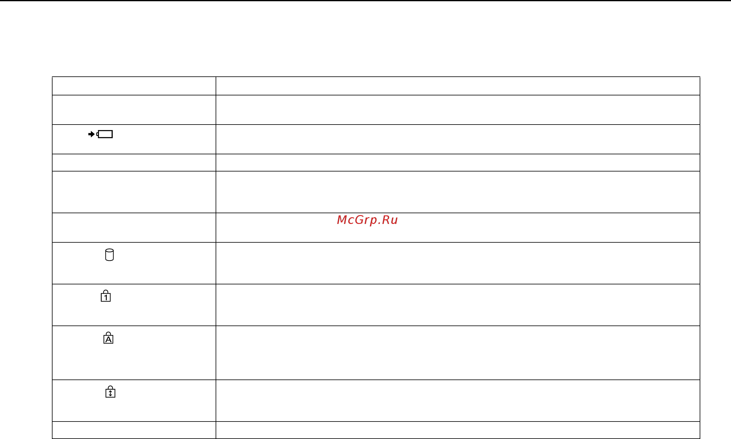 Sony VGN-TT31MR /R Red [17/213] О светодиодных индикаторах