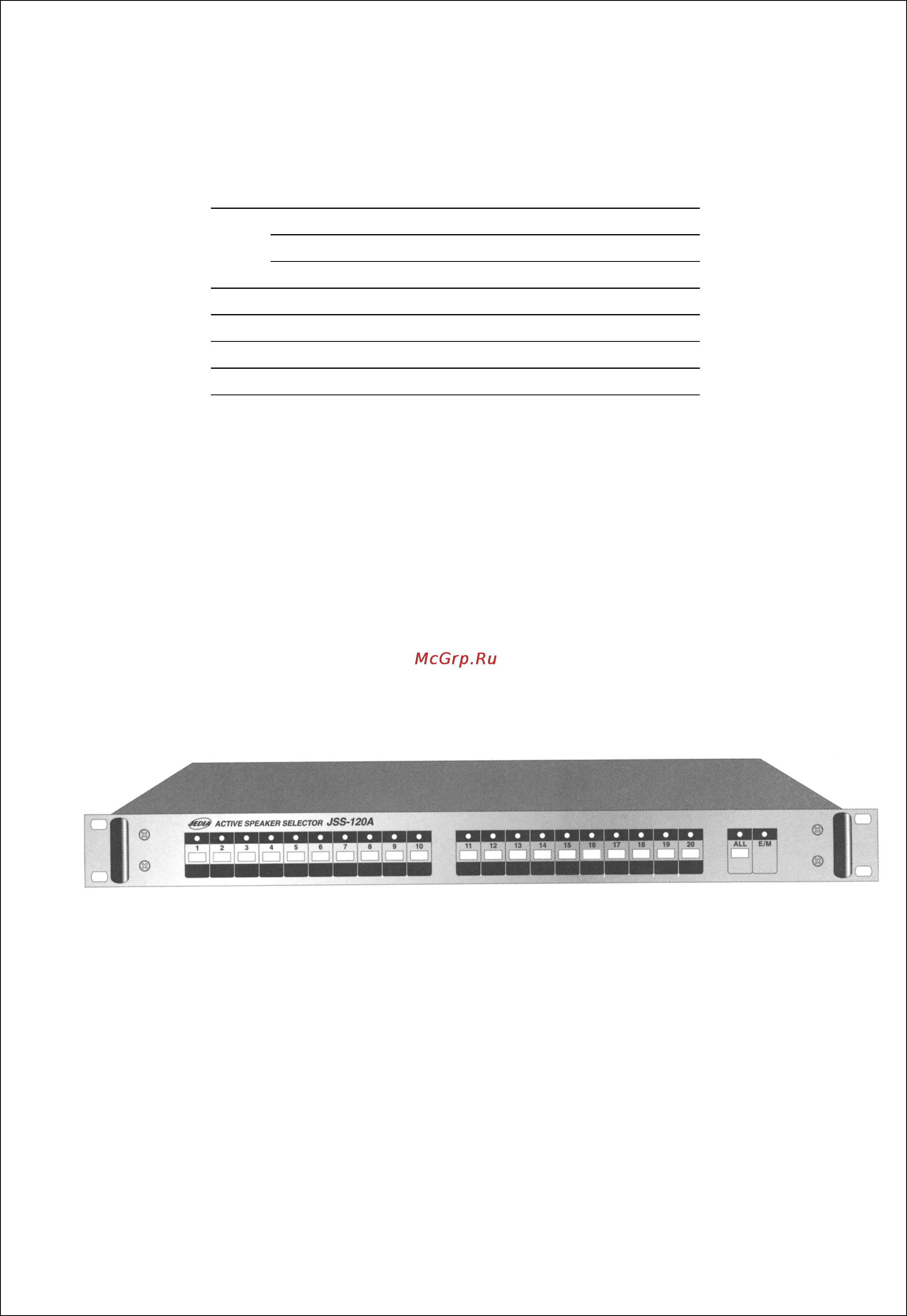 Jedia JSS-120A Инструкция по эксплуатации онлайн