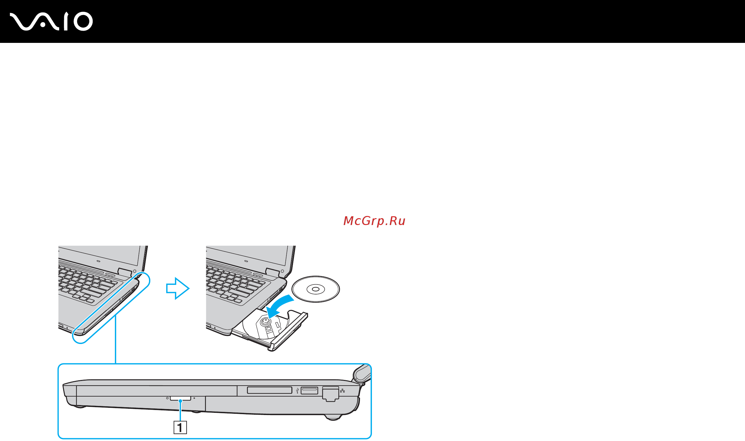 Sony VGN-CS31MR/W [43/199] Использование дисковода оптических дисков