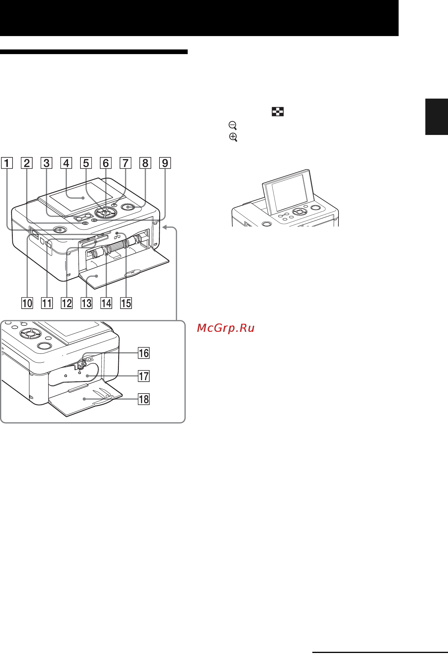 Sony DPP-FP97 White [7/92] Передняя панель принтера