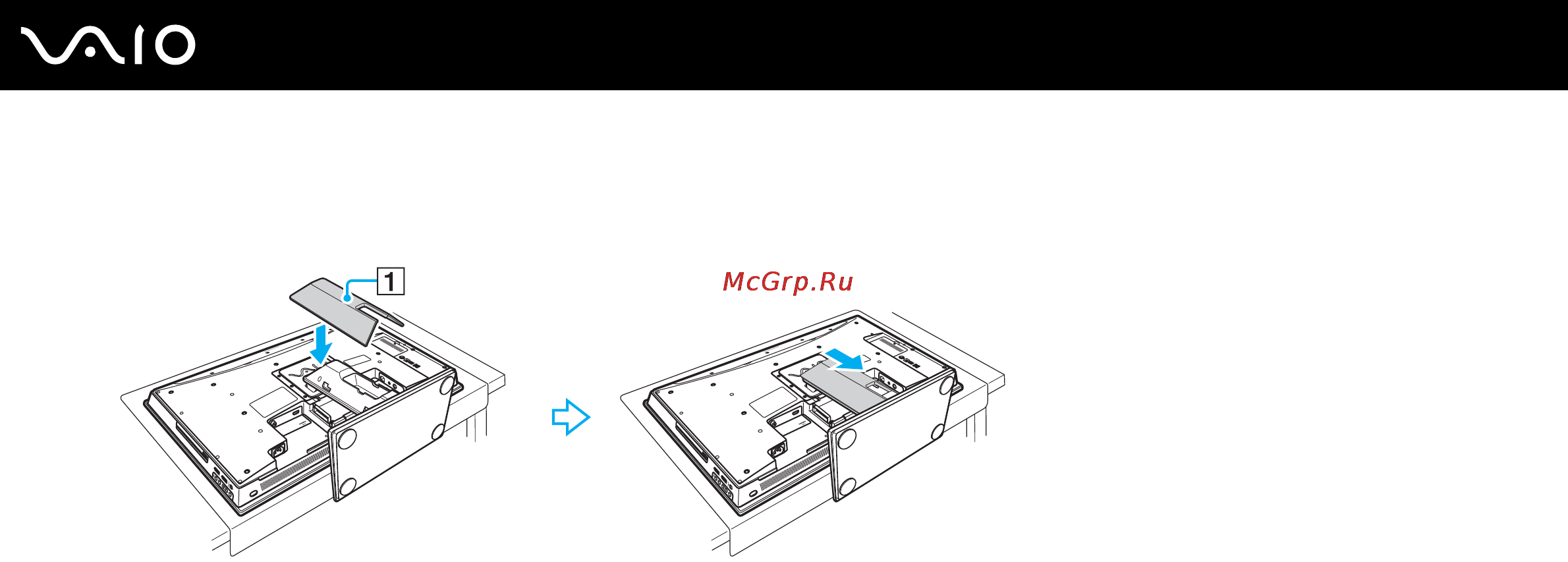 Sony VAIO VGC-LV1SR [24/202] Для установки задней крышки и крышки стойки основания