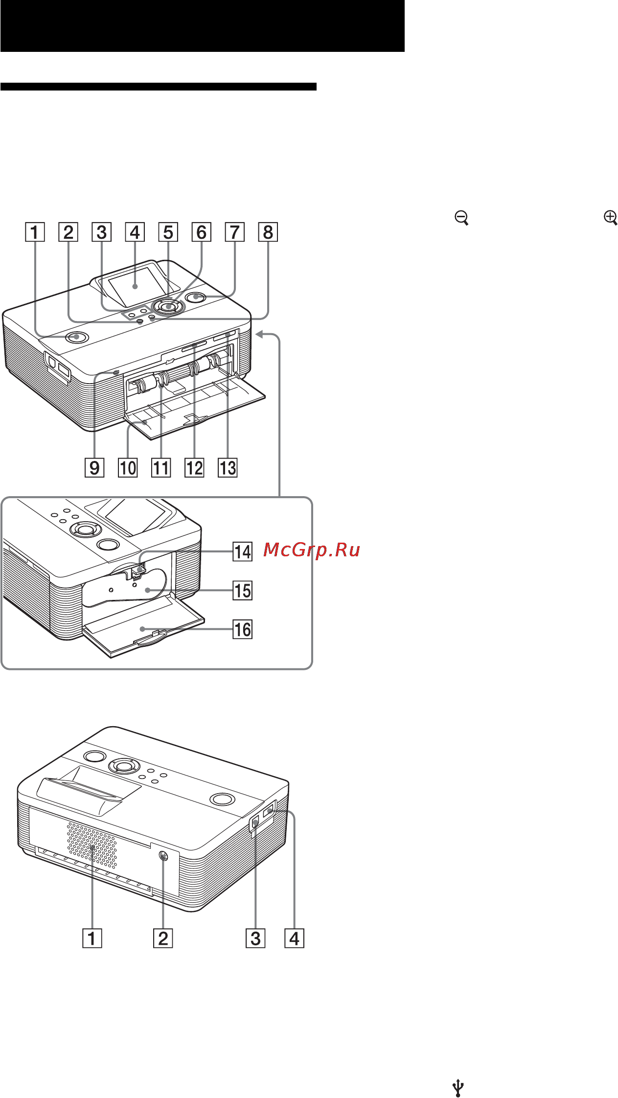 Sony DPP-FP60BT [6/72] Зaдняя пaнeль пpинтepa