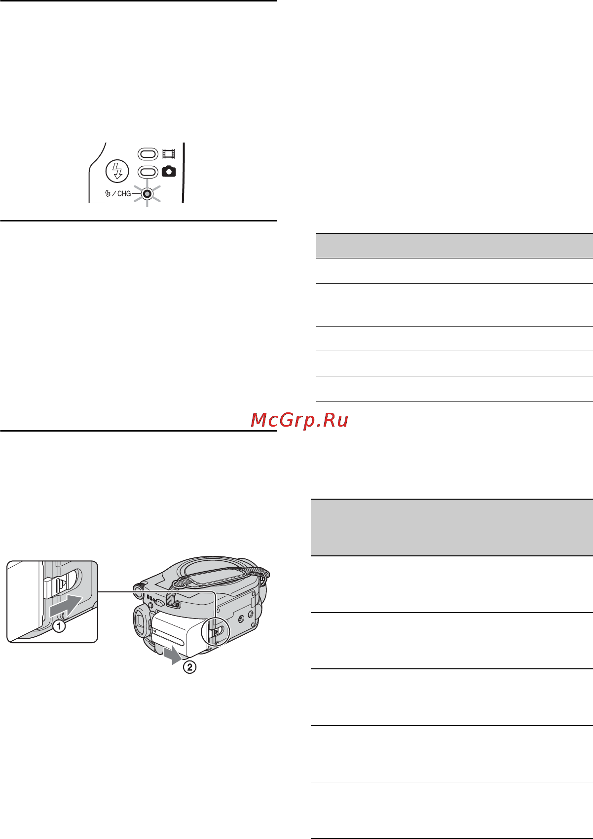 Sony DCR-DVD505 E [18/164] Шаг 2 зарядка батарейного блока продолжение