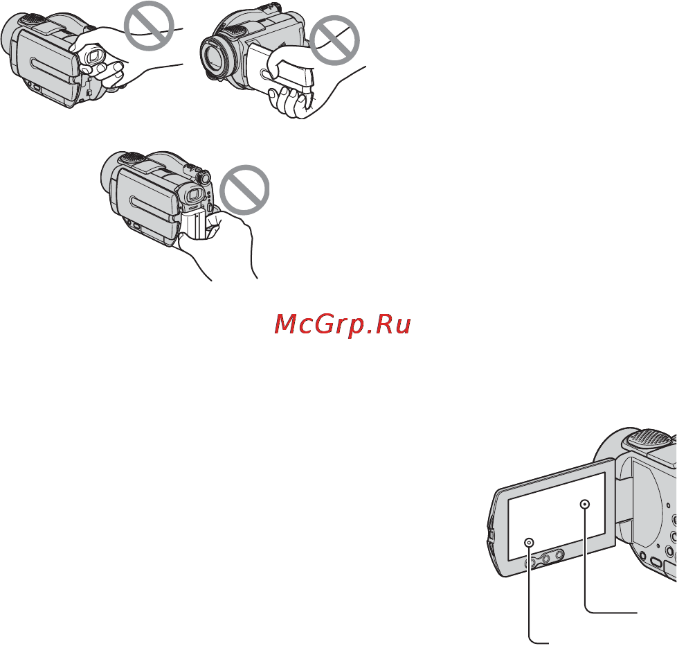 Sony DCR-DVD505 E [4/164] Использование видеокамеры