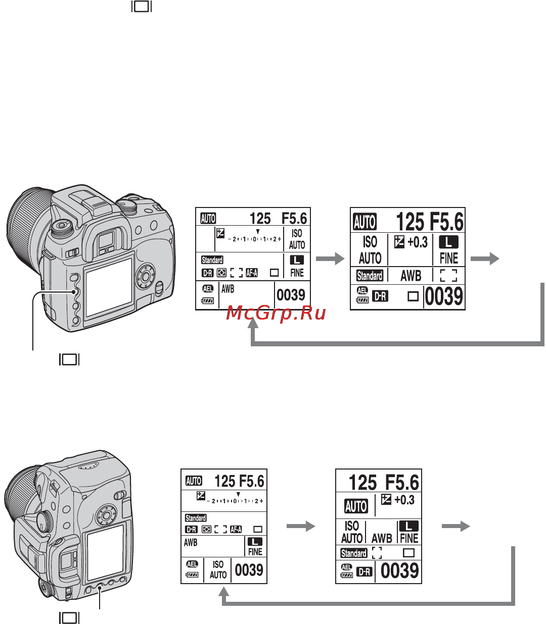 Sony DSL R-A100K Black [24/171] Вертикальное положение