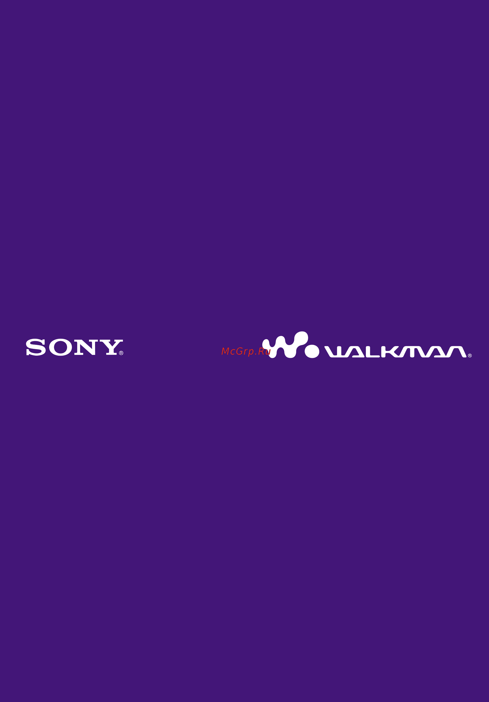 Sony NW-E003/S (1Gb) Инструкция по эксплуатации онлайн