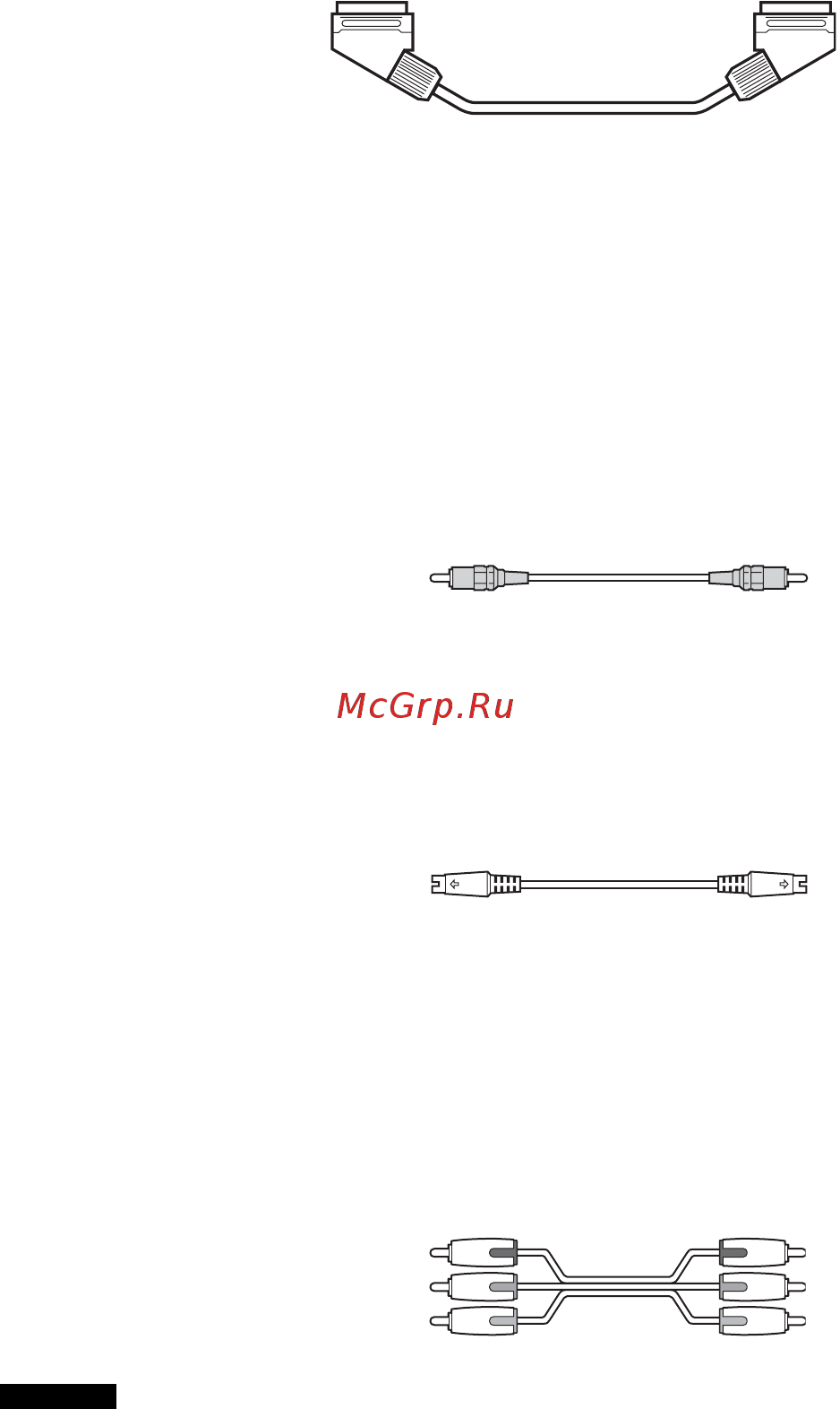 Sony DAV-X1/RU3 (комплект) [22/119] Подключение телевизора с входным гнездом scart