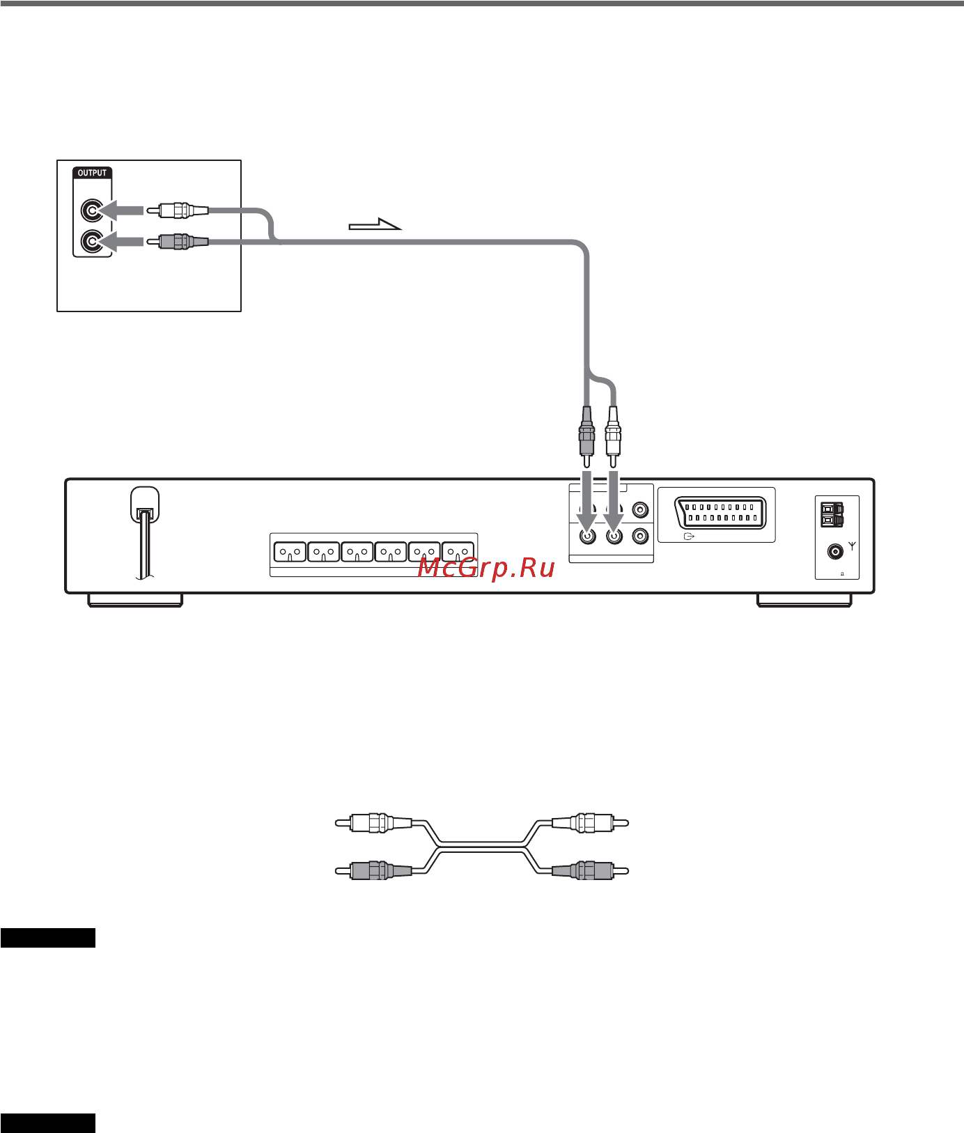 Sony DAV-DZ500F/RU3(компл) [30/120] Ïîäêë åíèå àóäèîêàáåëåé