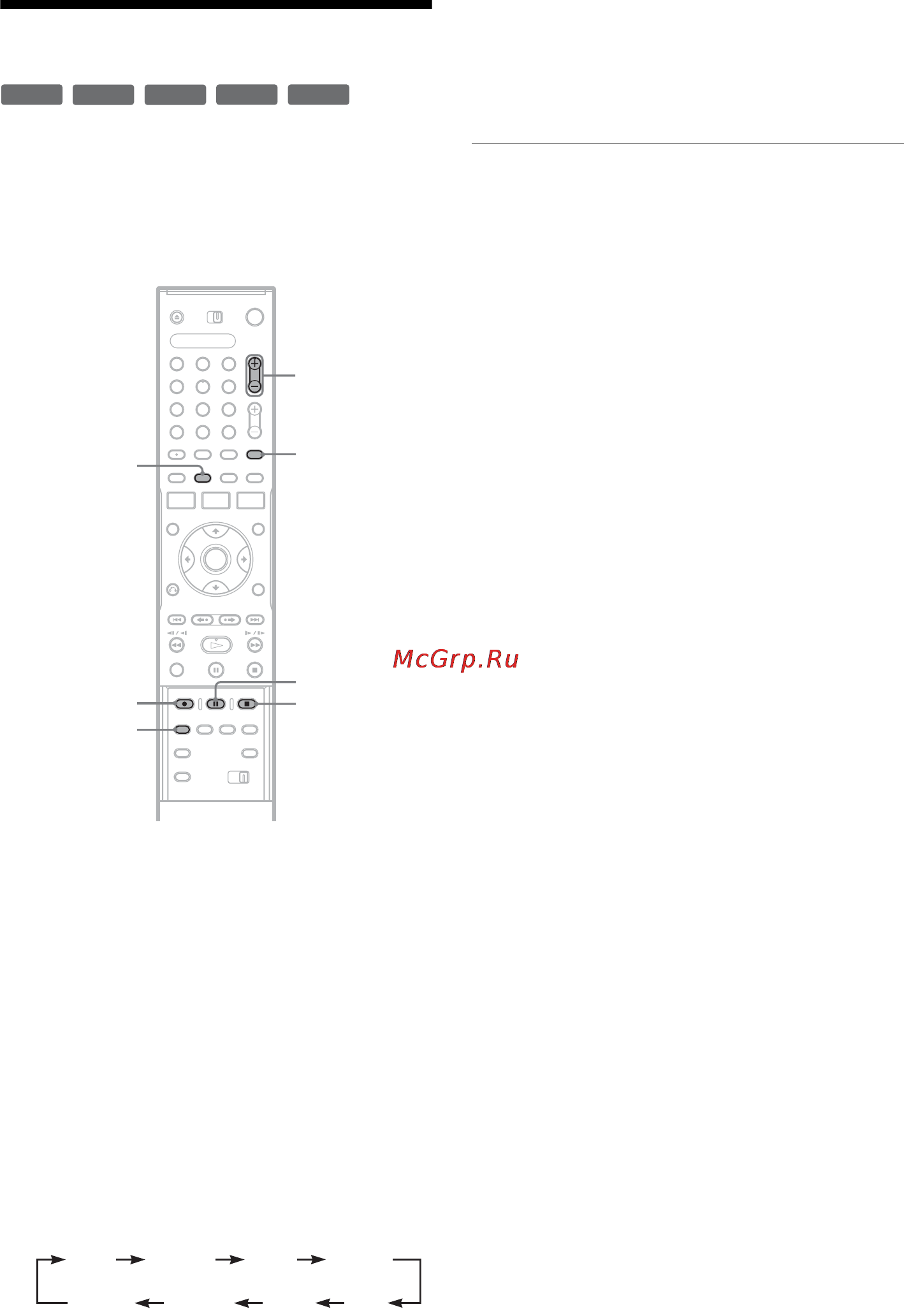 Sony RDR-GX310/RU3 [30/120] Для остановки записи