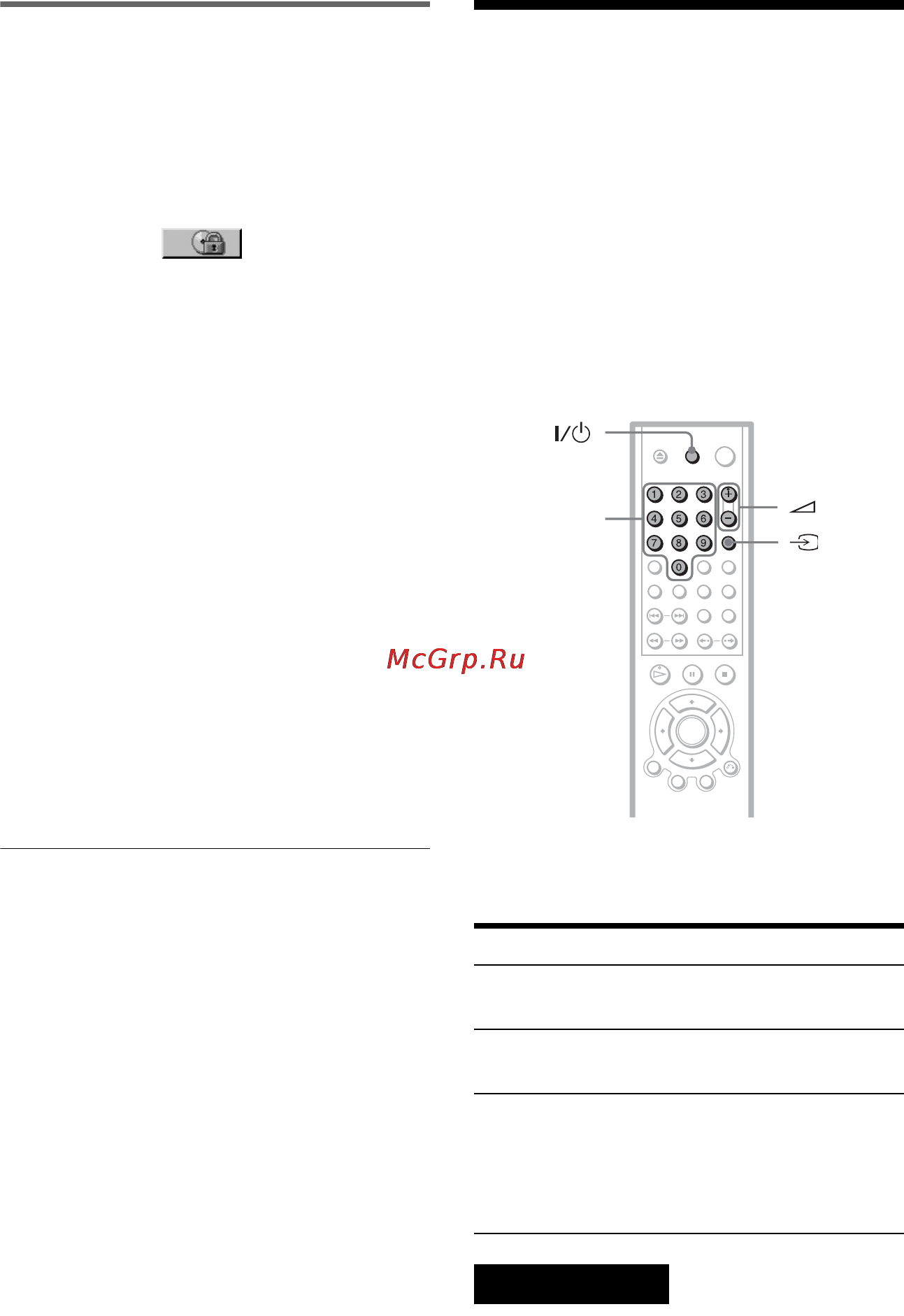 Sony DVP-NS585P/S [72/96] Управление телевизором с помощью прилагаемого пульта дистанционного управления