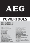 AEG bsb 14g2 li-152c Инструкция по эксплуатации