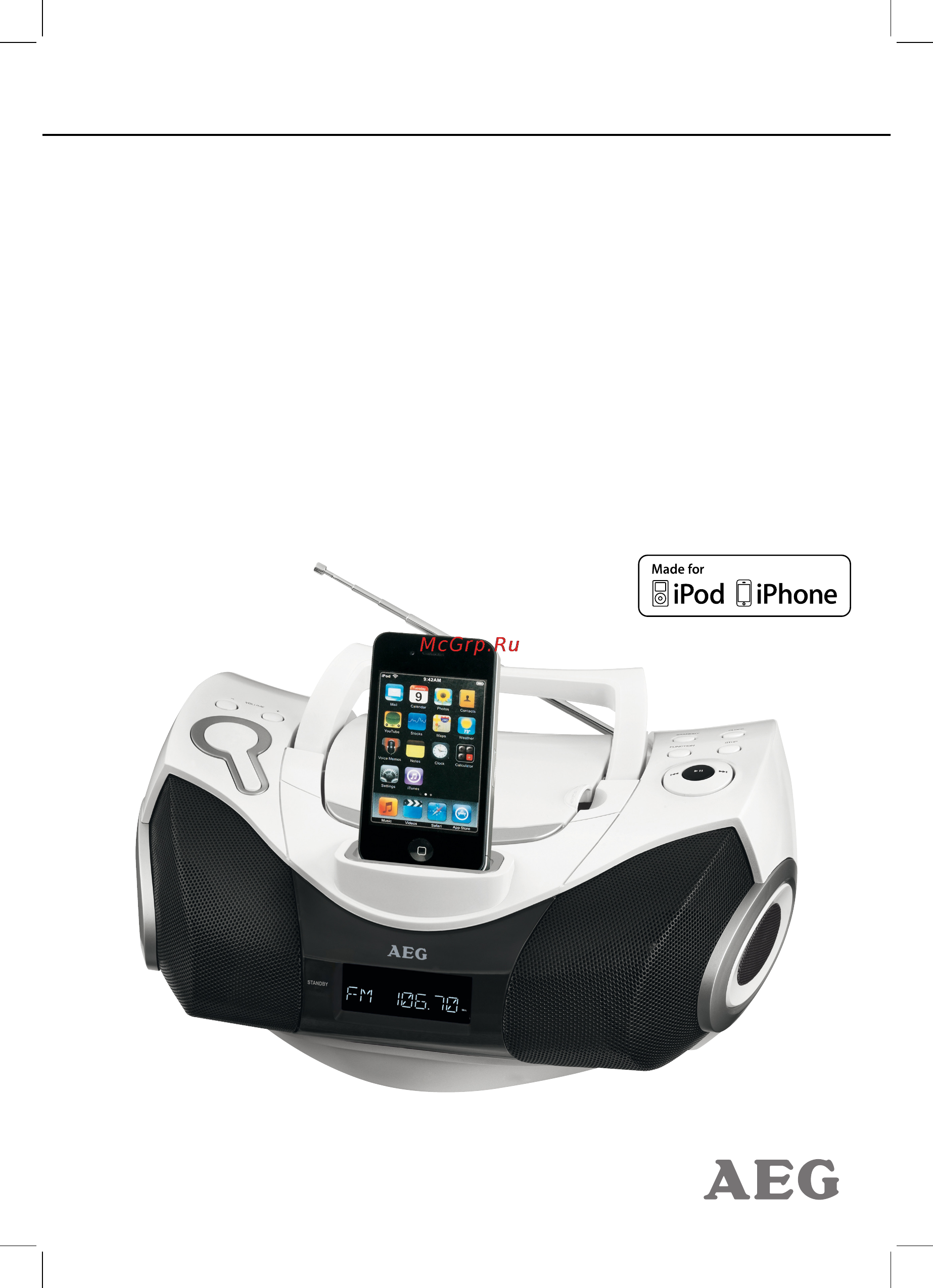 AEG SR4337iP Инструкция по эксплуатации онлайн