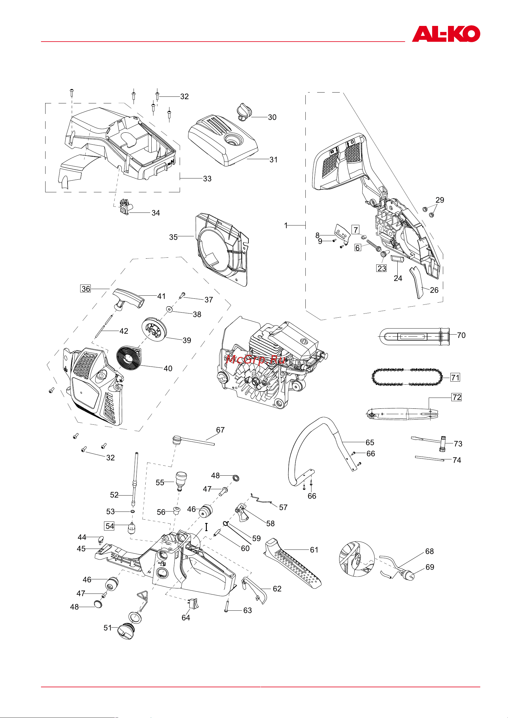 Al-Ko BKS 4540 113335 Инструкция по эксплуатации онлайн [473/480] 830940