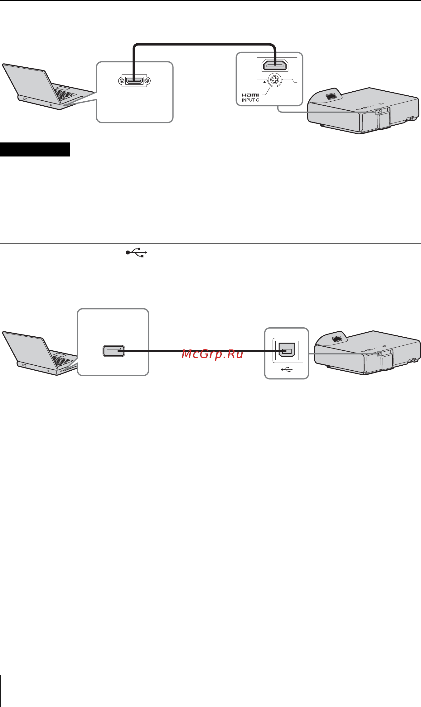 Sony VPL-SW225 [10/94] Input c
