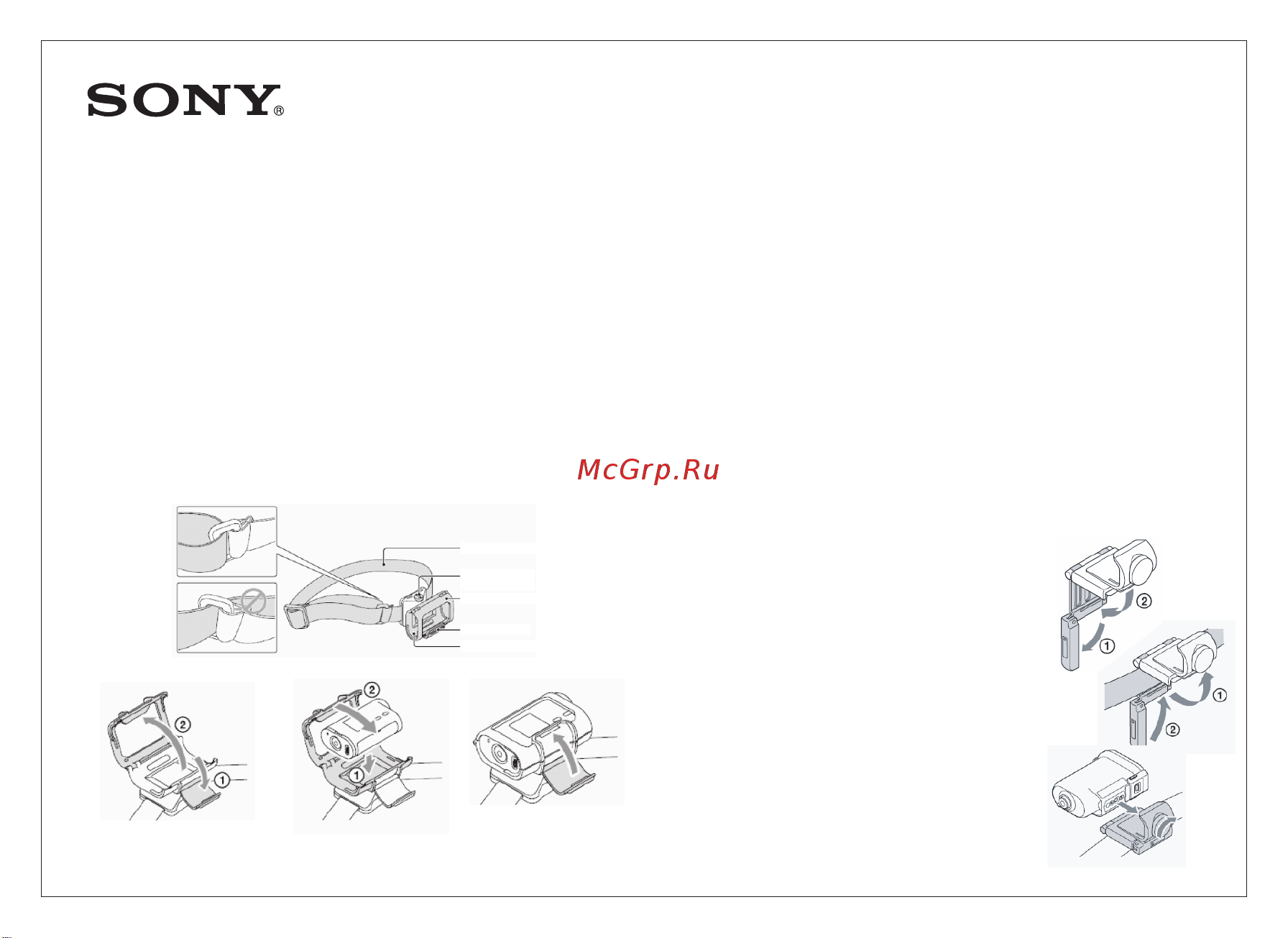 Sony VCT-AM1 Инструкция по эксплуатации онлайн