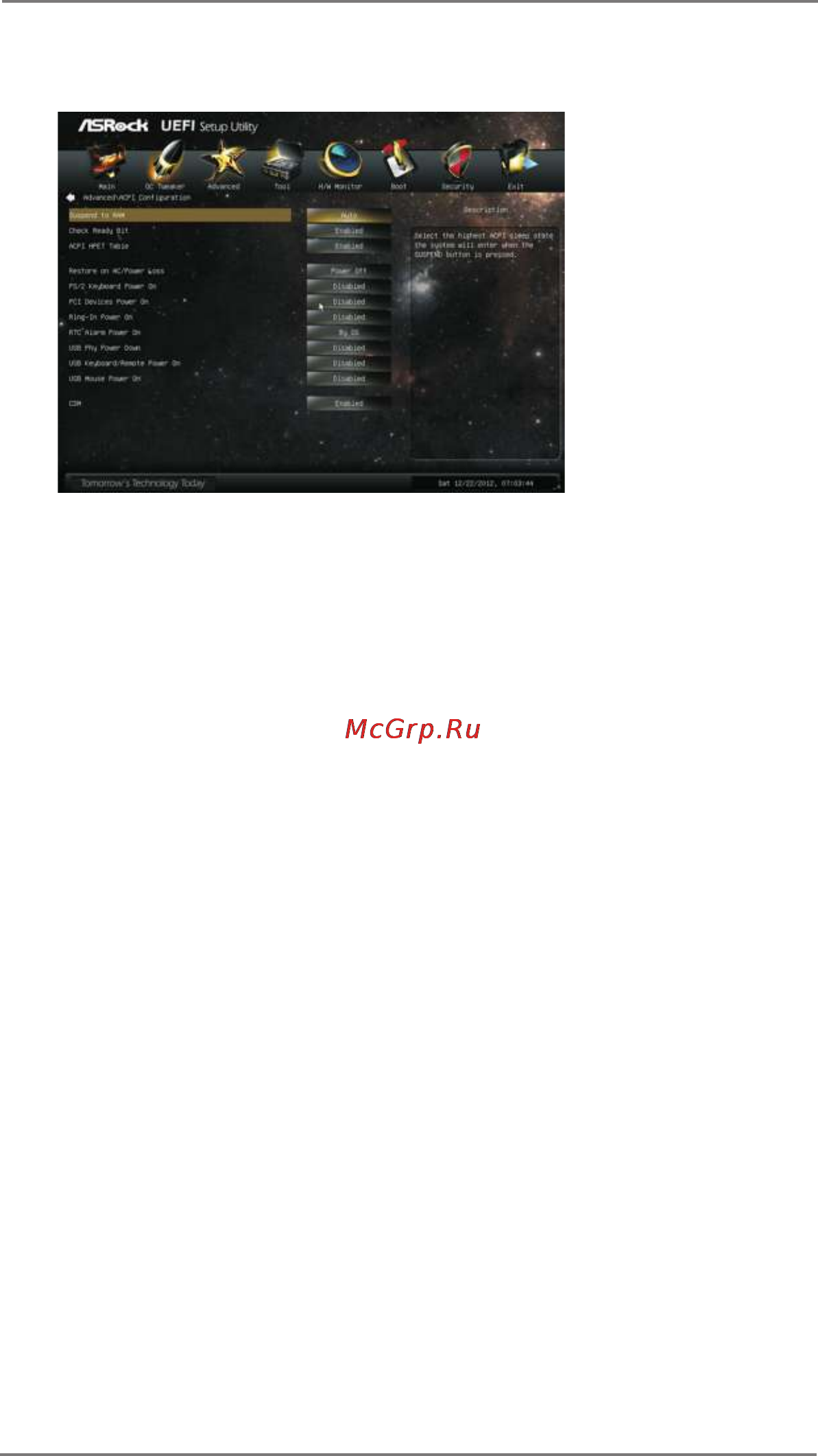 ASRock 990fx extreme9 [66/78] Acpi configuration