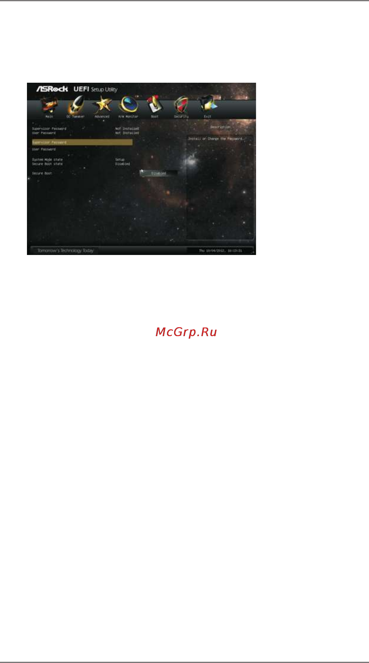 ASRock 970 extreme3 r2.0 [61/70] Security screen